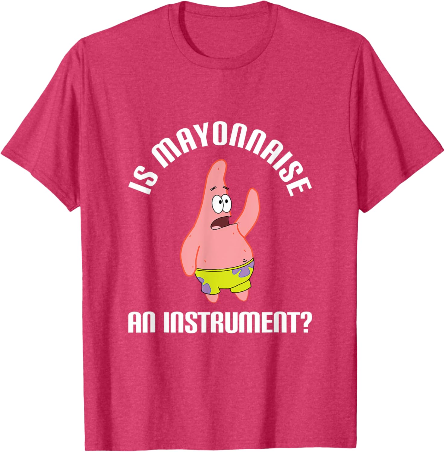 Mademark SpongeBob SquarePants Mayonnaise Instrument T-Shirt for Fans - 23