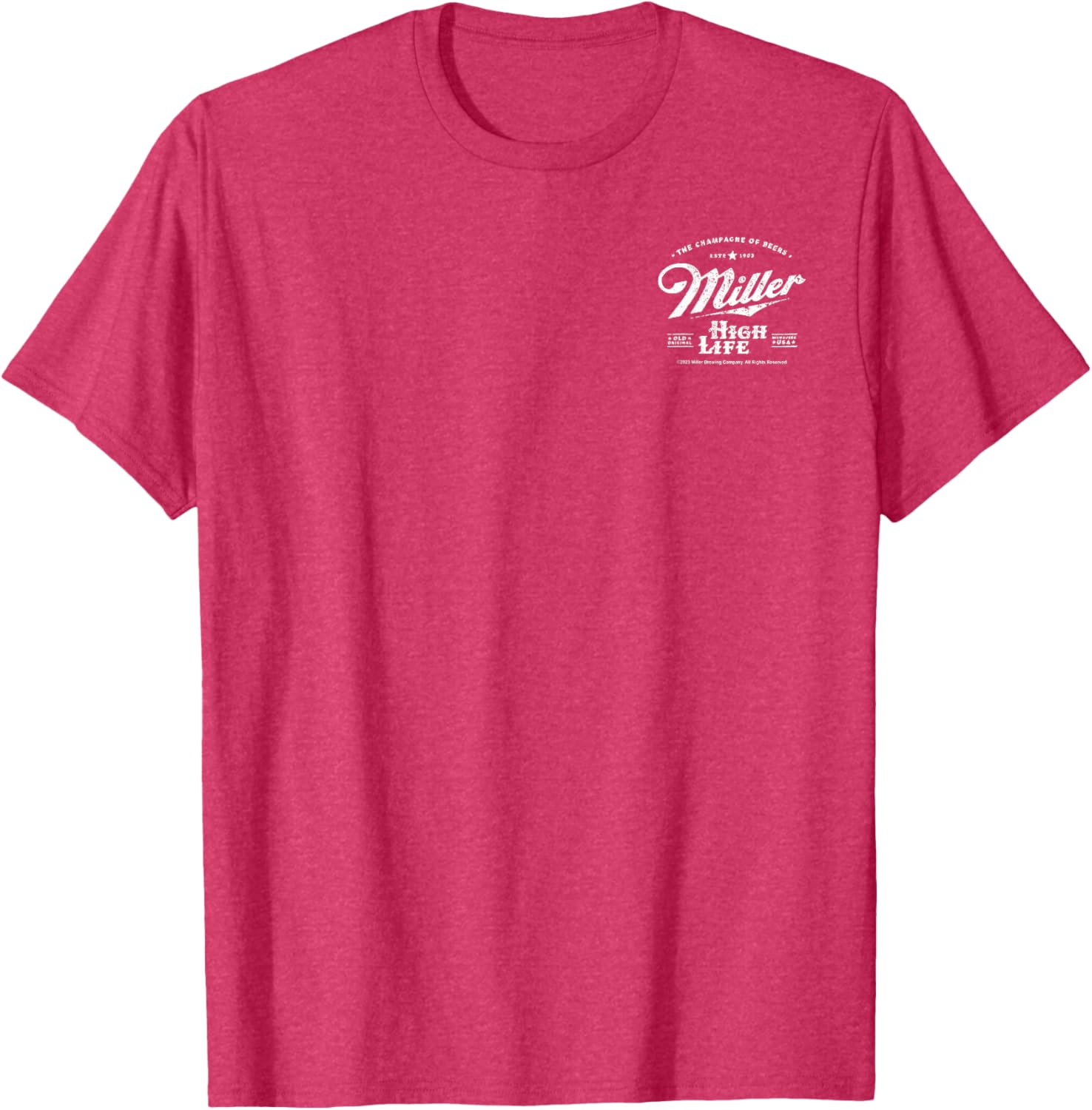 Coors Miller High Life Champagne of Beers T-Shirt for Beer Lovers - 1