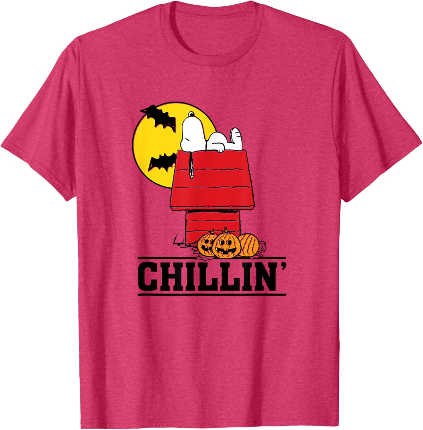 Peanuts Snoopy Chillin Halloween T-Shirt for Fun Festive Style - 8