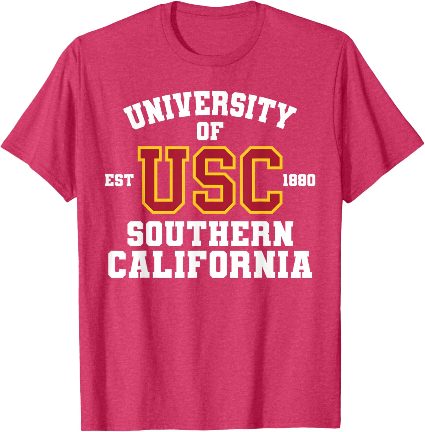USC Established 1880 University of Southern California T-Shirt for Fans - 4