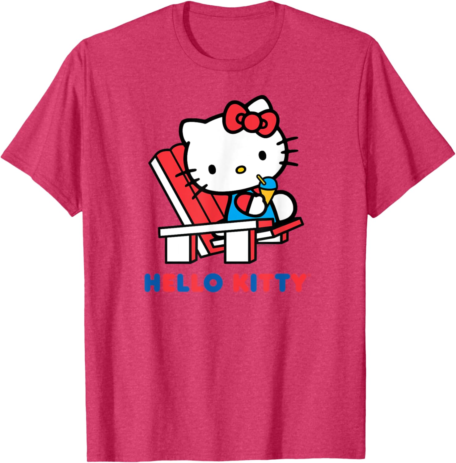 Hello Kitty Snow Cone Summer T-Shirt for Men, Women, Girls, and Kids - 17