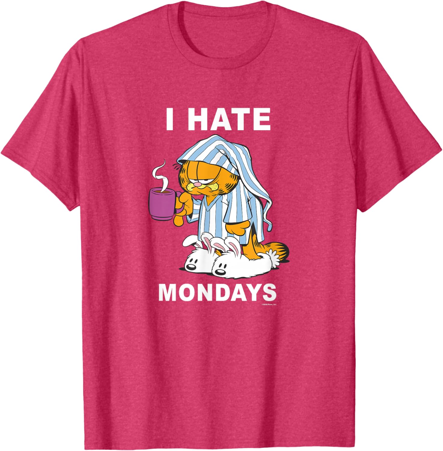 Garfield I Hate Mondays Coffee T-Shirt for Cat Lovers and Fans - 5