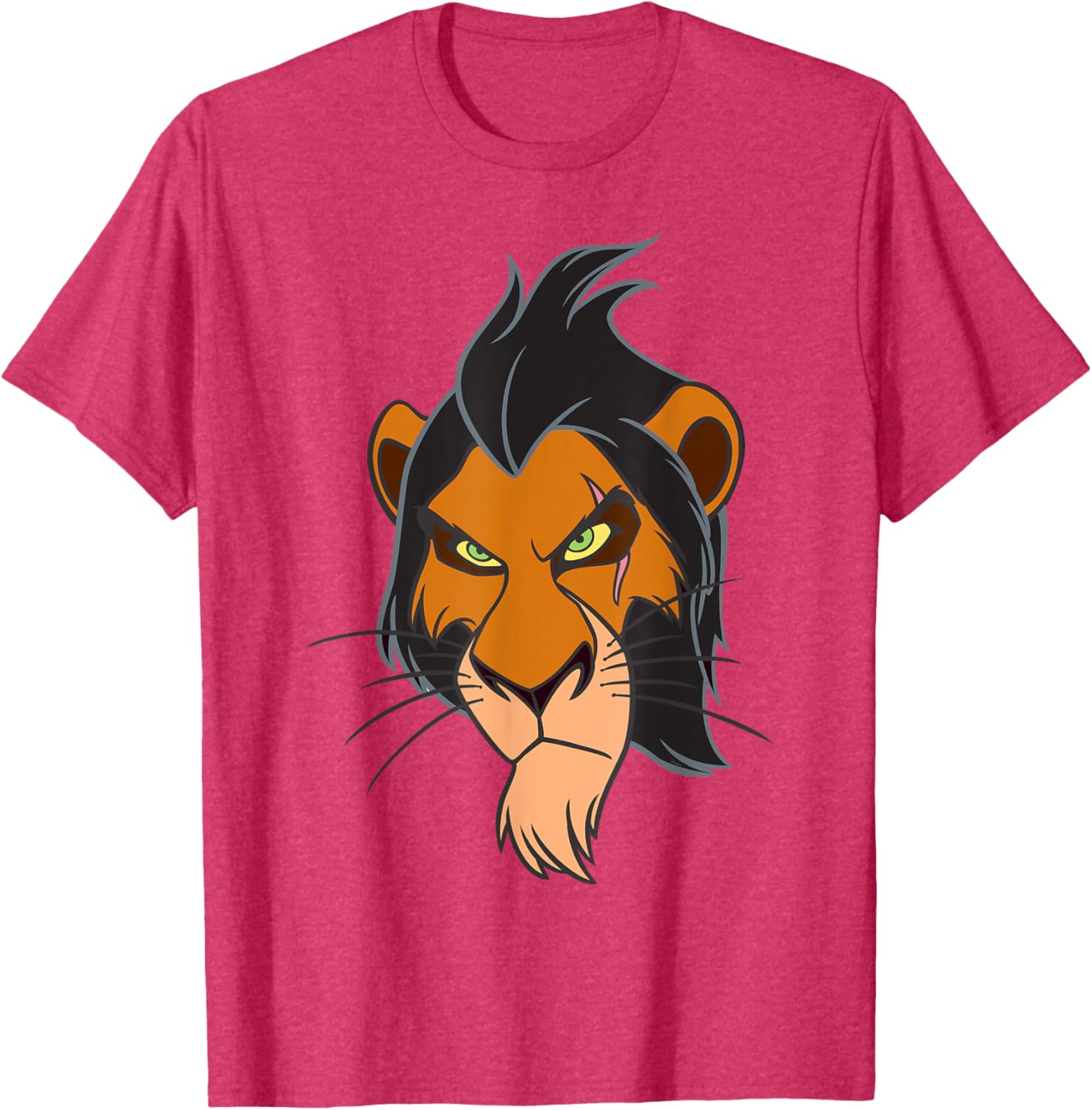Disney Scar Big Face Costume T-Shirt for Lion King Fans - 20