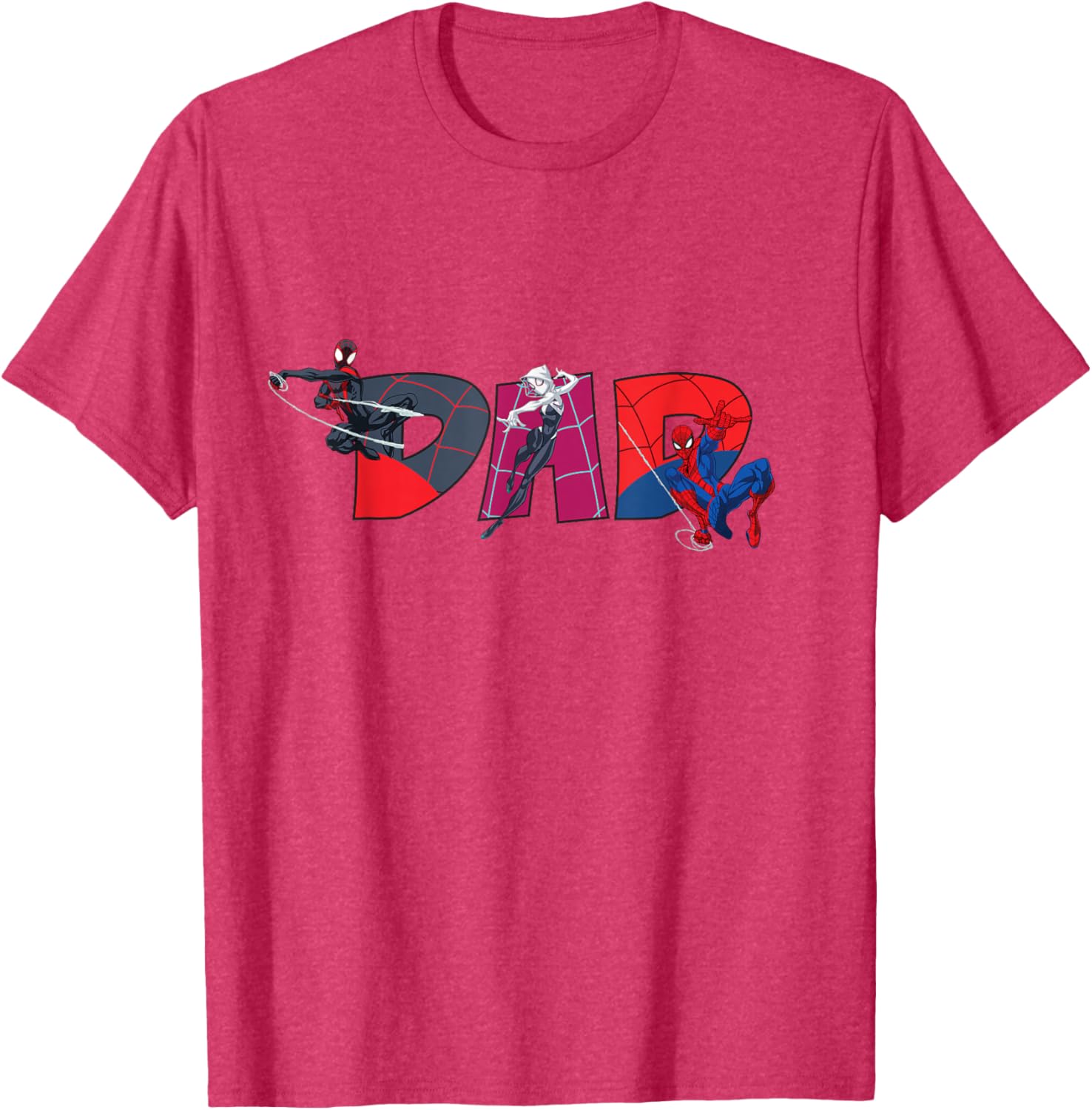 Marvel Spider-Man Trio Dad T-Shirt Perfect for Father's Day and Family Trips - 18