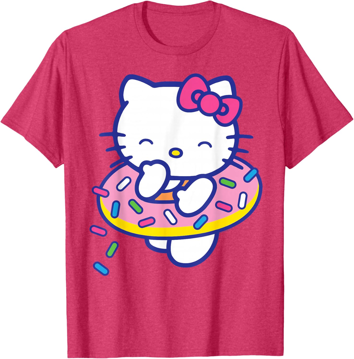 Hello Kitty Donut Sprinkles Floaty Summer T-Shirt for Fun Pool Days - 6