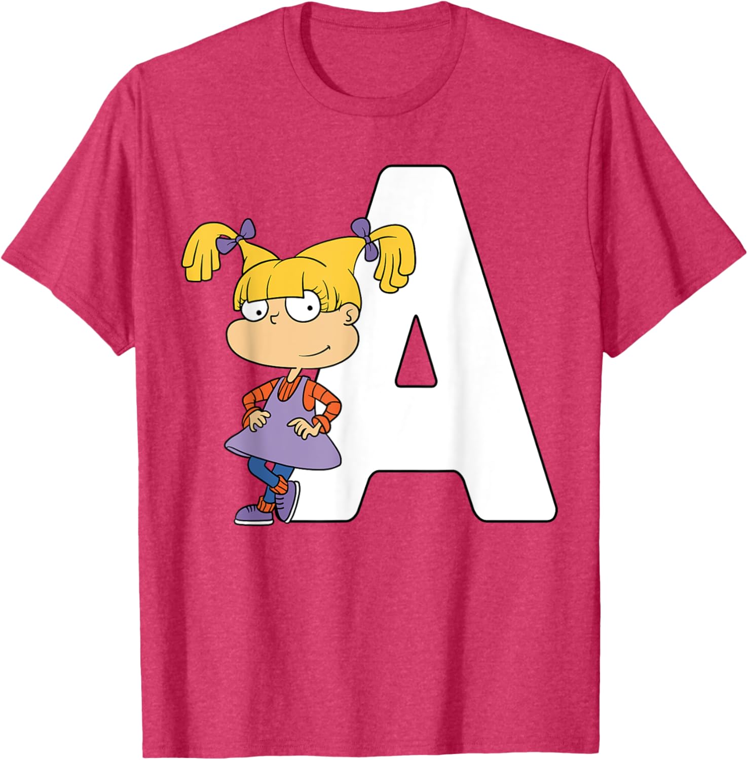 Mademark x Rugrats Angelica Pickles The Girl with an A T-Shirt for Fans - 5