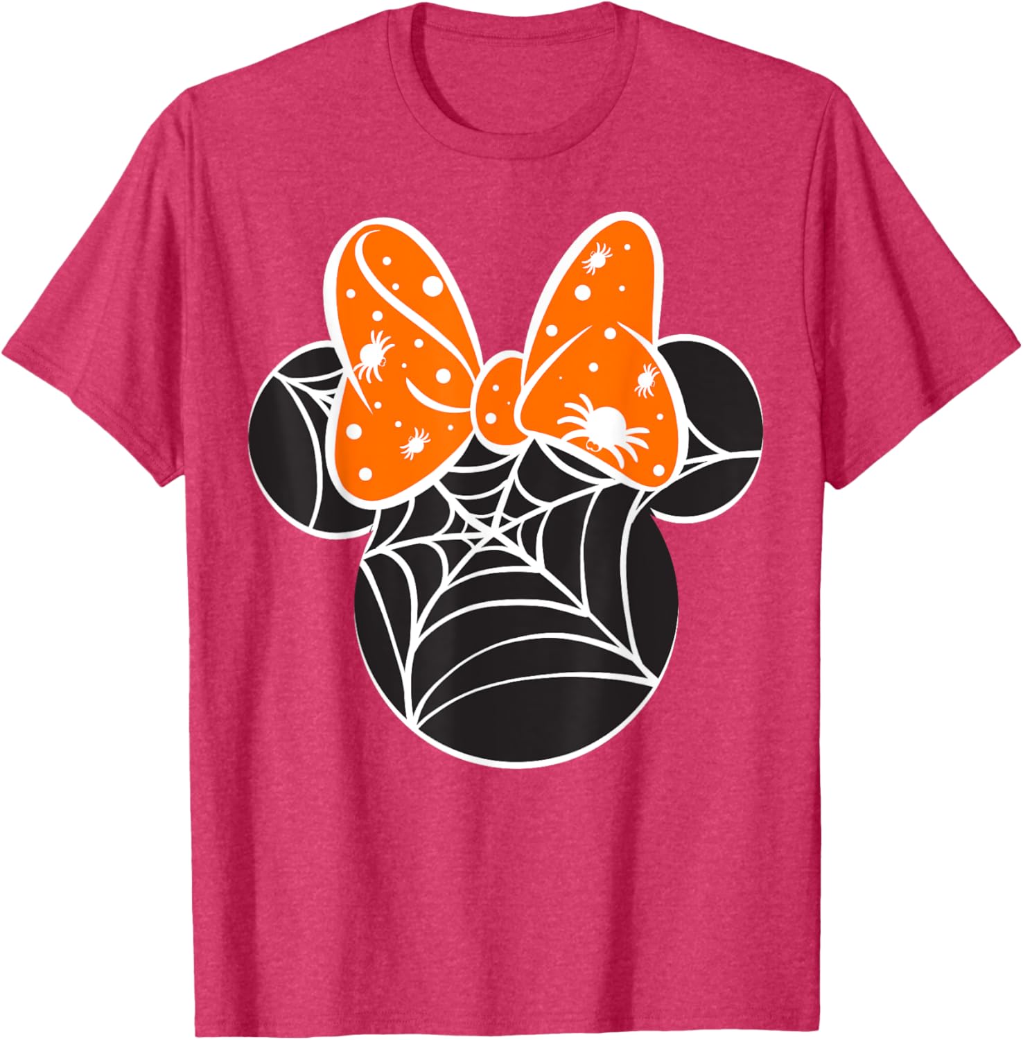 Disney Mickey and Friends Halloween Minnie Spider Web Logo T-Shirt - 2