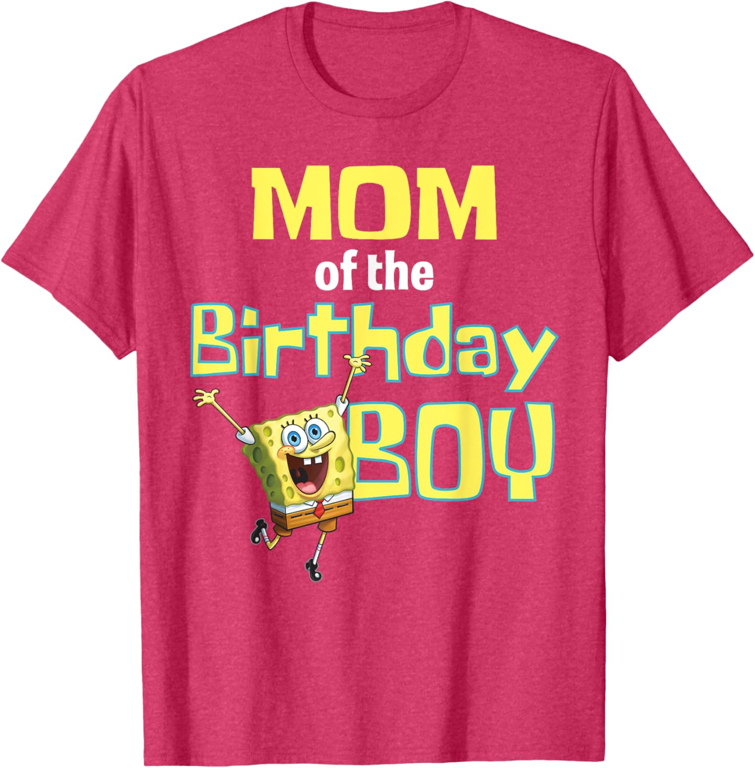 SpongeBob SquarePants Mom Of The Birthday Boy T-Shirt Perfect Gift - 10