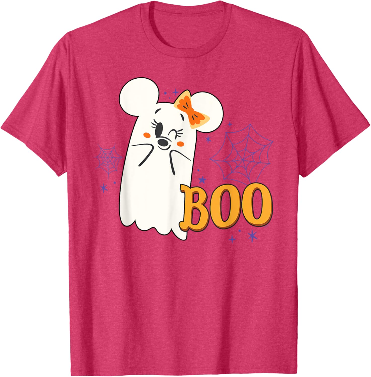Adorable Disney Minnie Mouse Ghost Halloween T-Shirt for Kids - 8