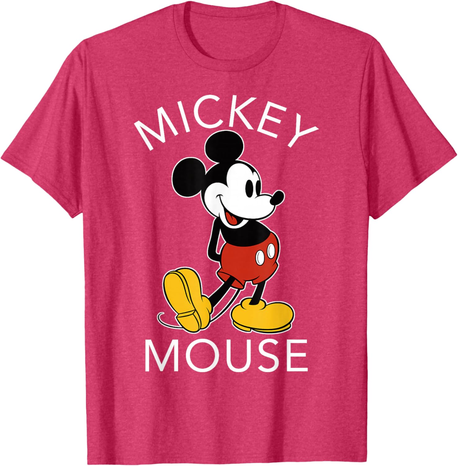 Disney Mickey Mouse Classic Portrait T-Shirt for Fun and Stylish Comfort - 5