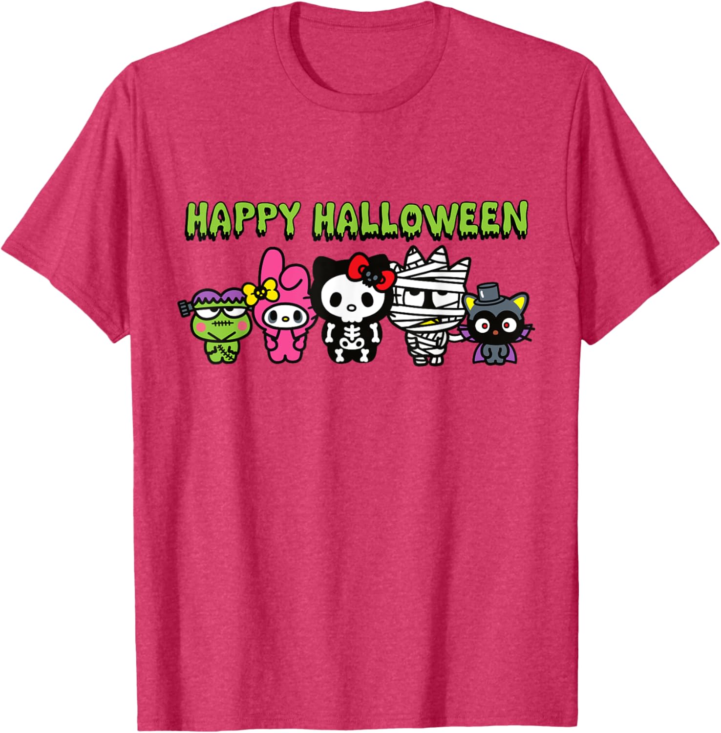 Adorable Hello Kitty Halloween T-Shirt for Kids and Adults - 2