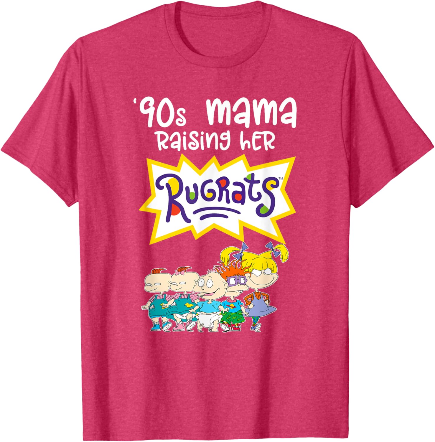 Mademark x Rugrats 90s Mama Raising Her Rugrats Full Gang T-Shirt - 15