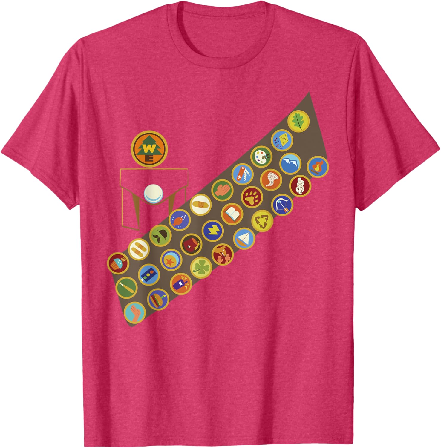 Disney Pixar Up Russell Patches Halloween T-Shirt for Fun Celebrations - 2