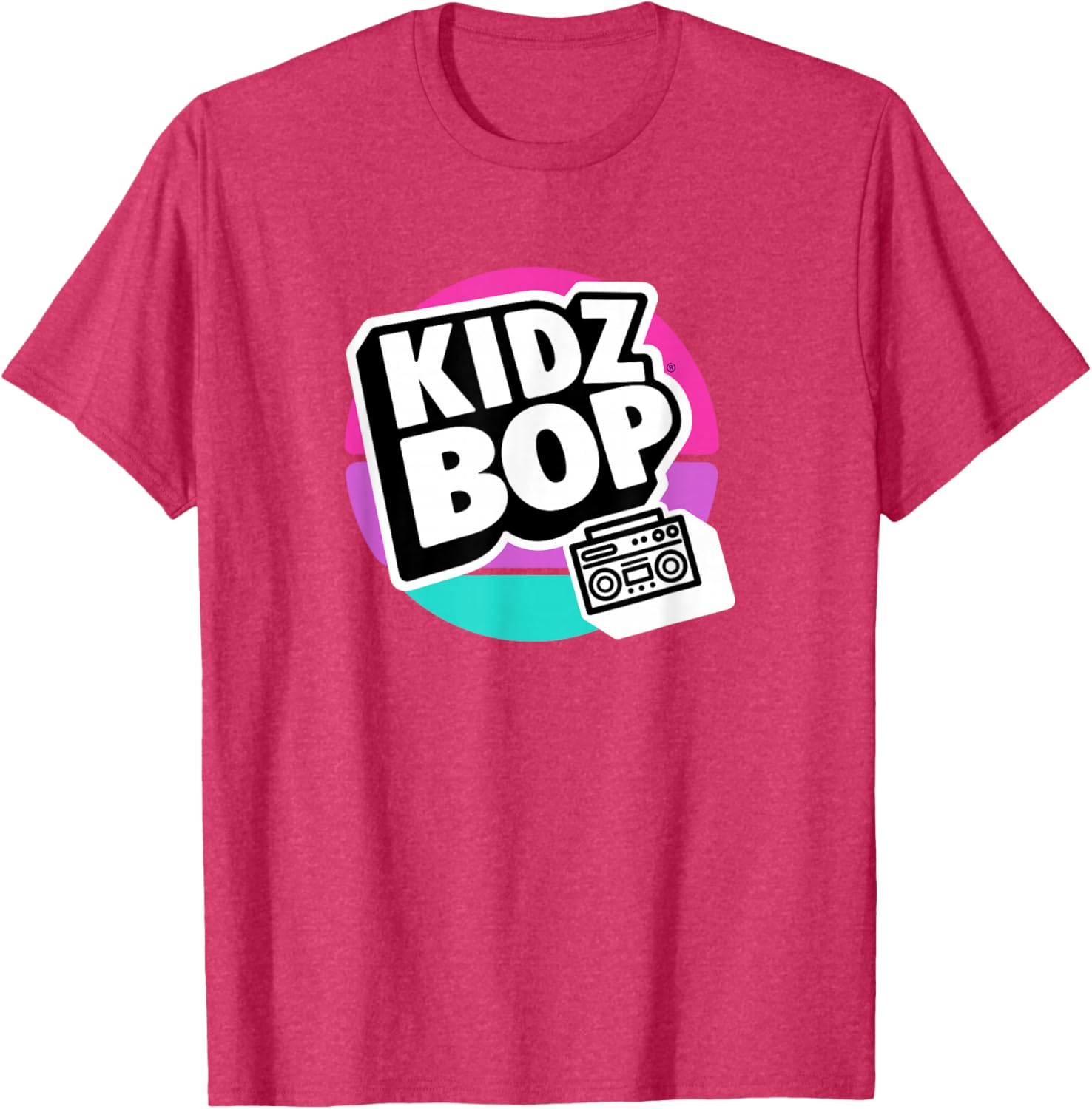 KIDZ BOP Boombox Logo T-Shirt for Kids - Fun and Stylish Apparel - 8