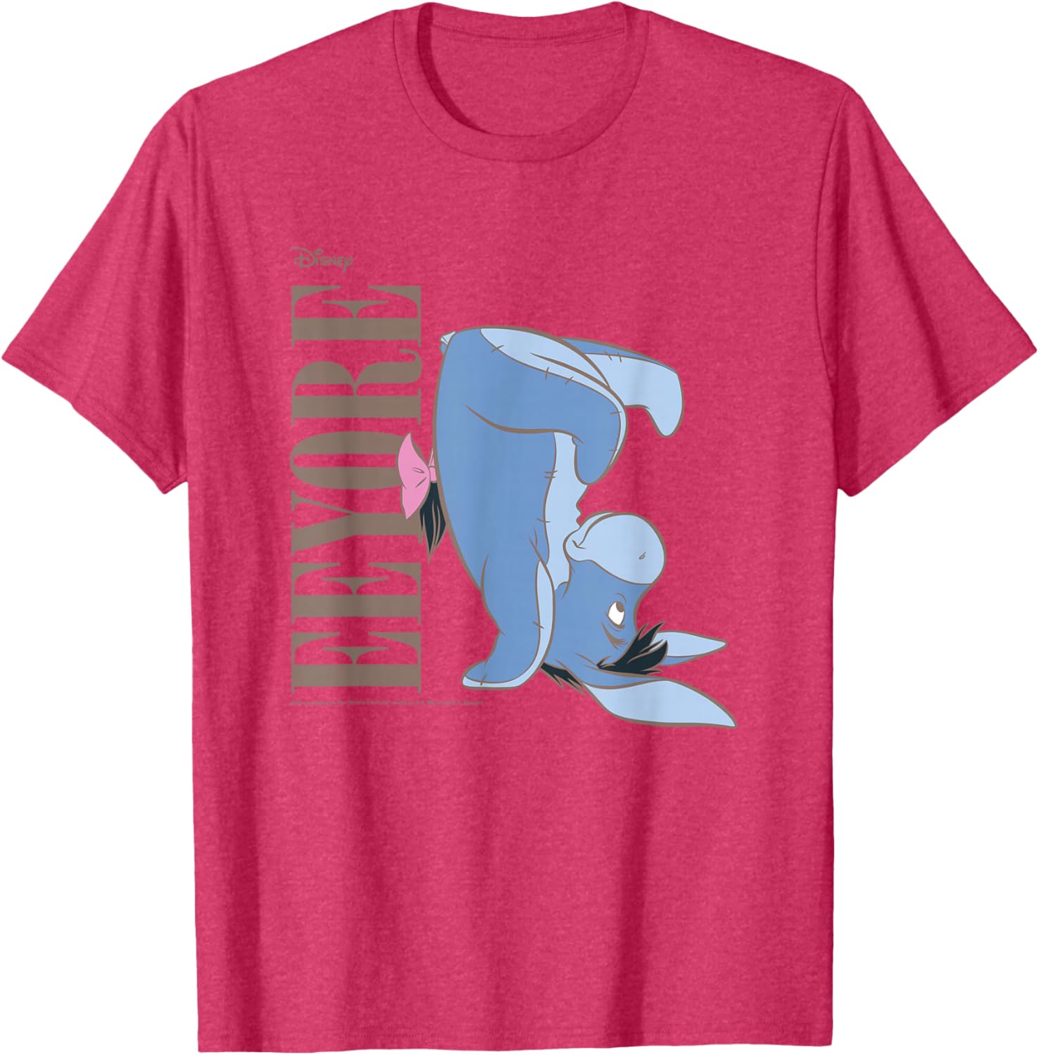 Winnie The Pooh Eeyore Upside Down T-Shirt for Fun and Cozy Style - 5