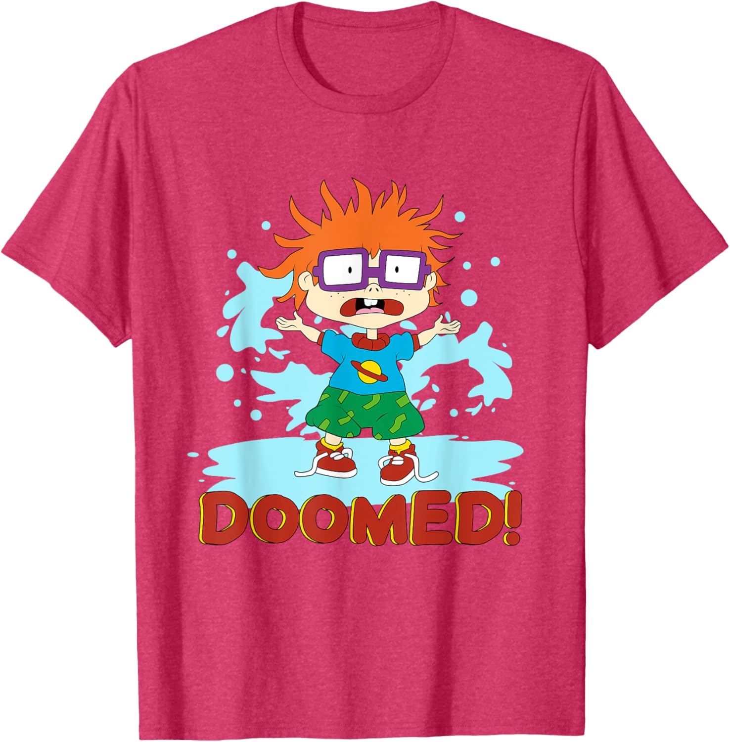 Mademark Rugrats Chuckie T-Shirt for Kids - Fun Cartoon Apparel - 5