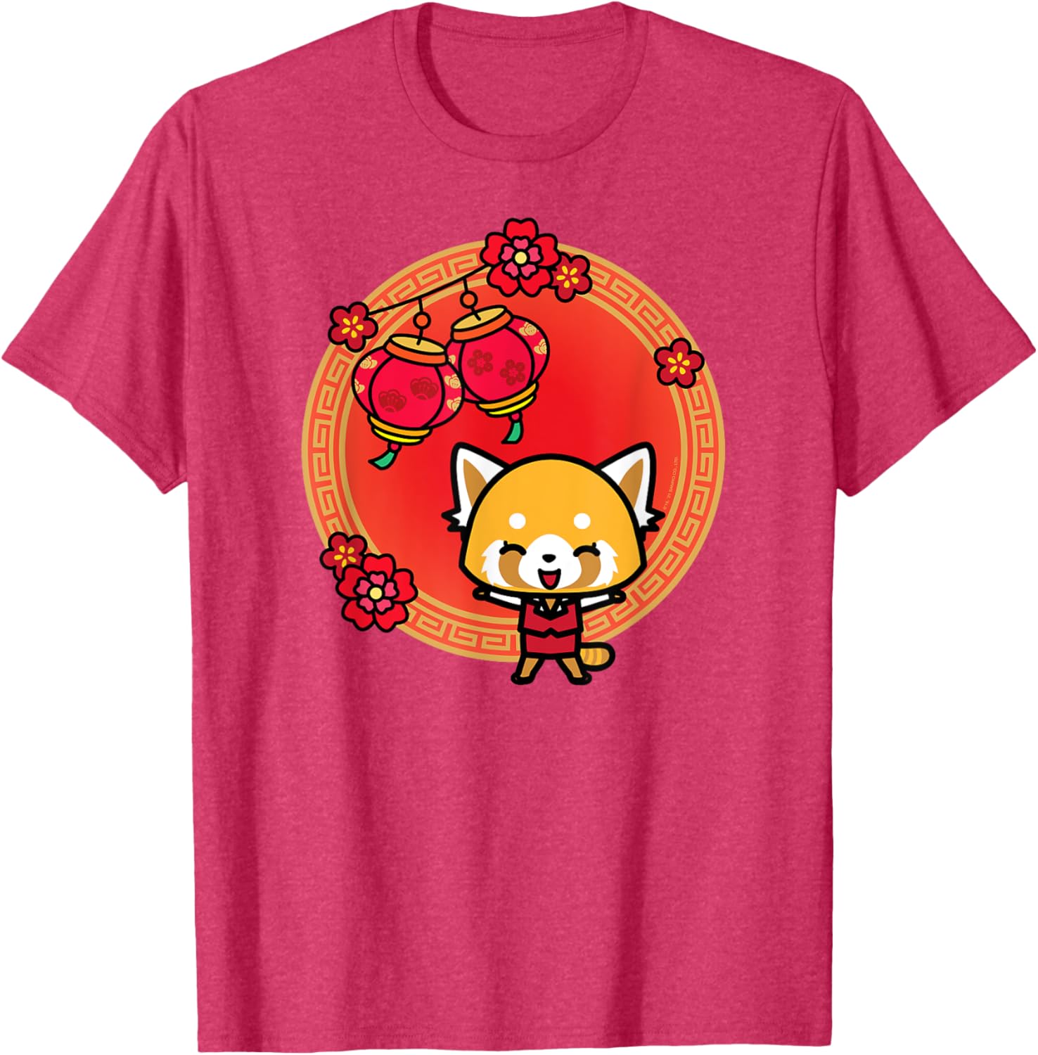 Aggretsuko Lunar New Year T-Shirt Fun Festive Design for Fans - 15