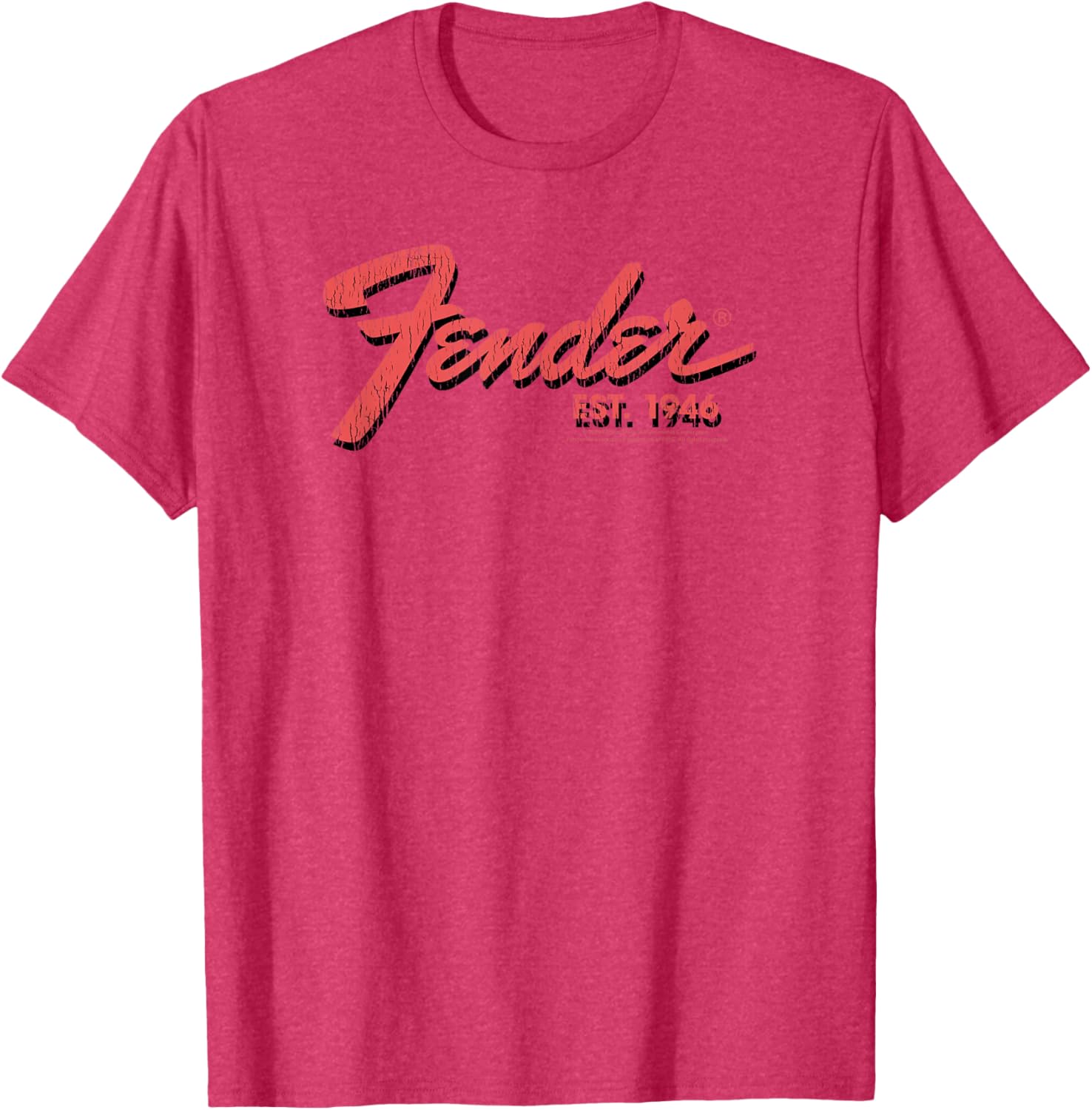 Fender Est. 1946 Classic Centered Logo T-Shirt for Music Lovers - 1