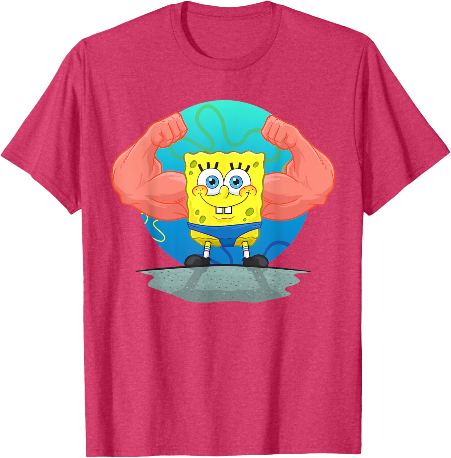 Mademark SpongeBob MuscleBob BuffPants T-Shirt for Fun Fashion Fans - 11