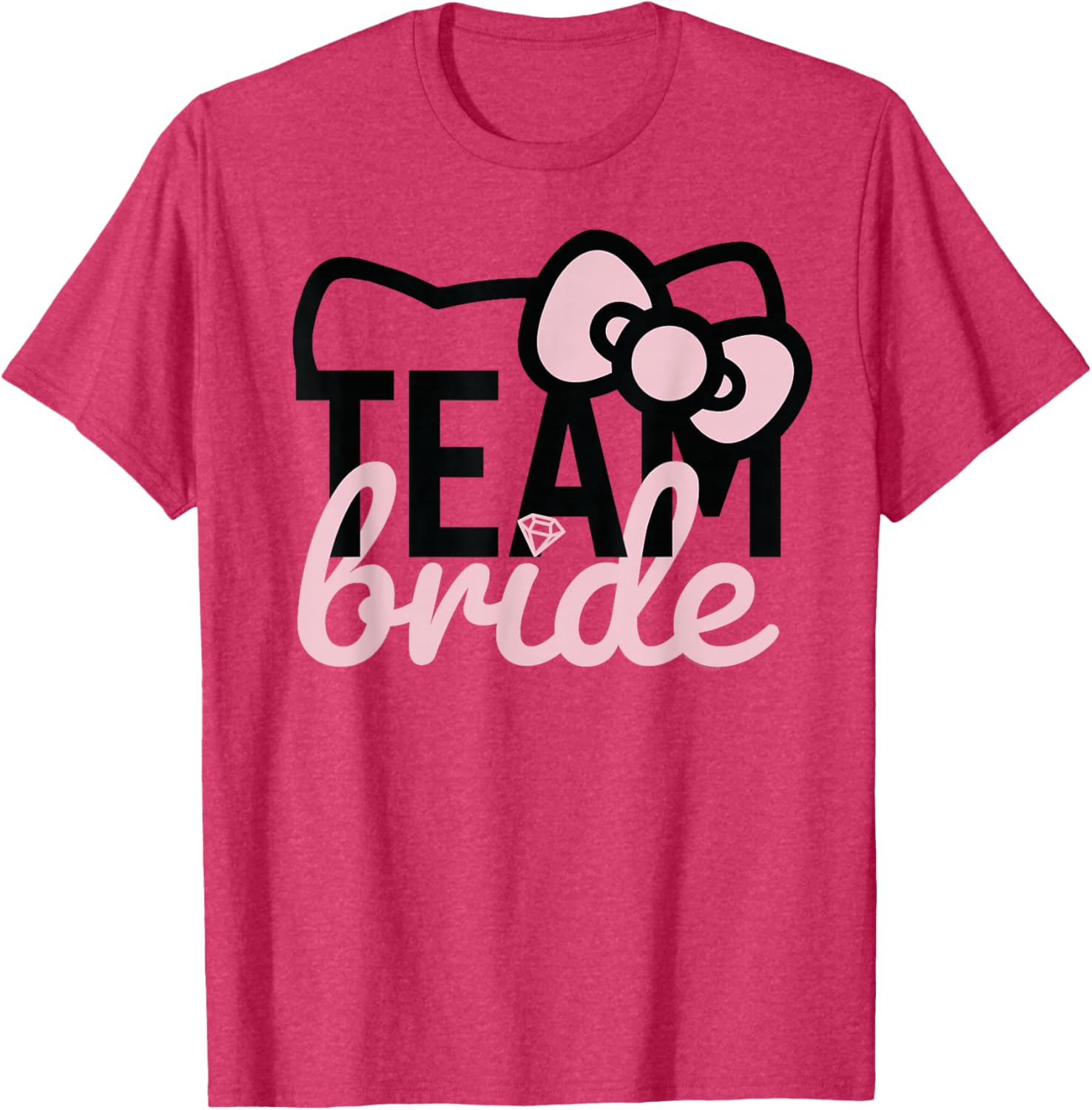 Hello Kitty Team Bride Bridesmaid T-Shirt for Fun Bridal Parties - 8