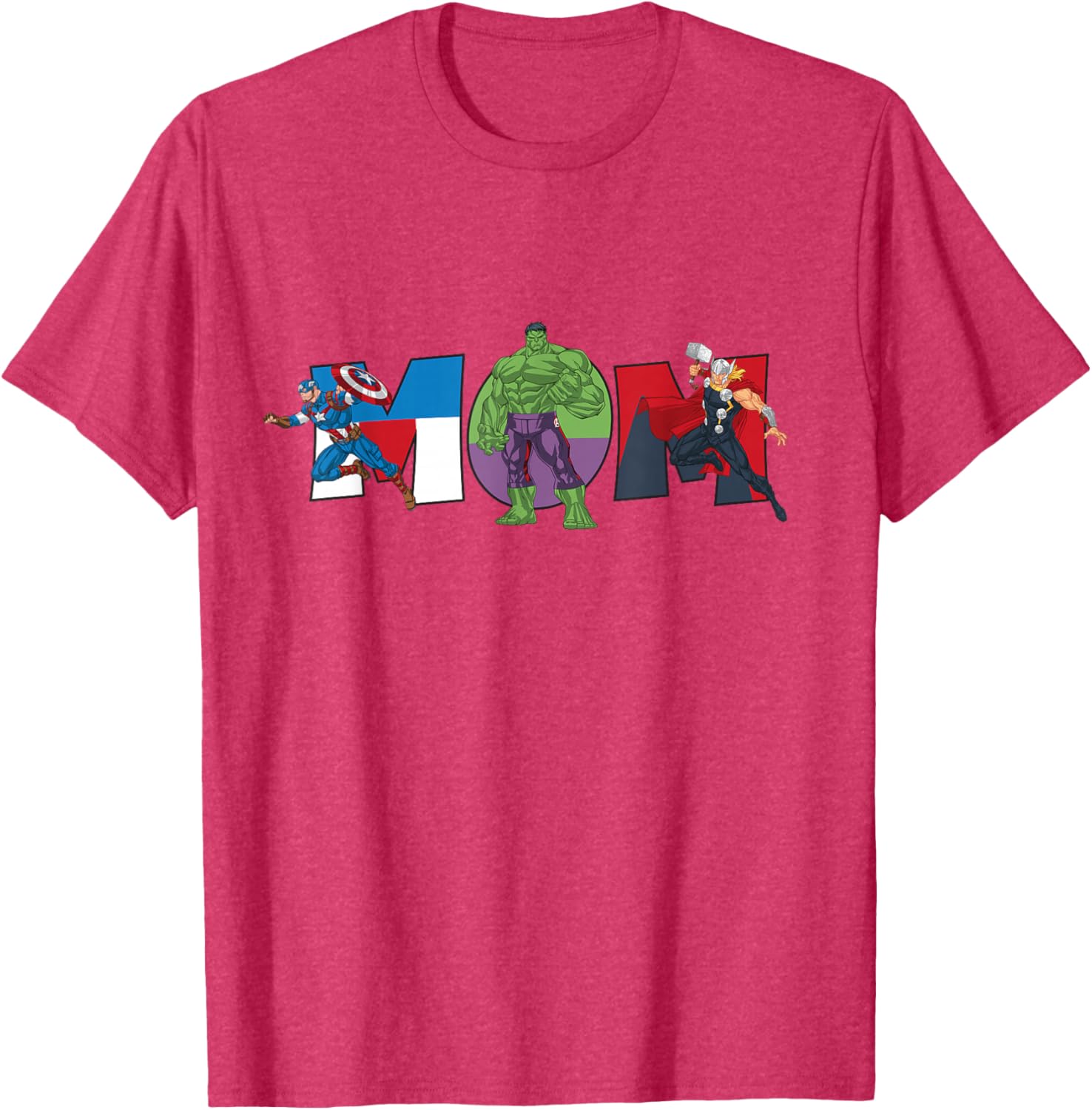 Marvel Avengers Team Mom T-Shirt for Mother's Day Family Trips and Birthdays - 3