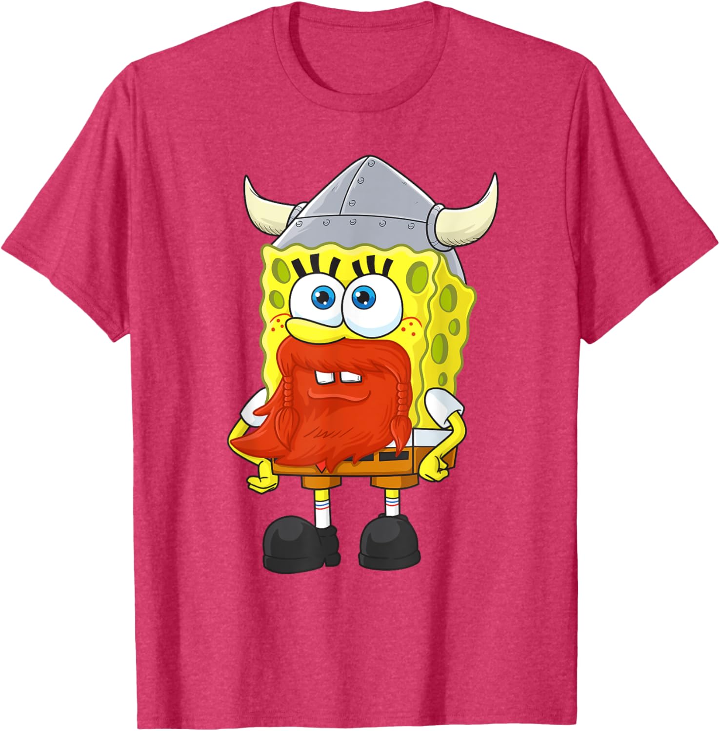 Mademark SpongeBob Happy Leif Erikson Day T-Shirt for Fun Celebrations - 8