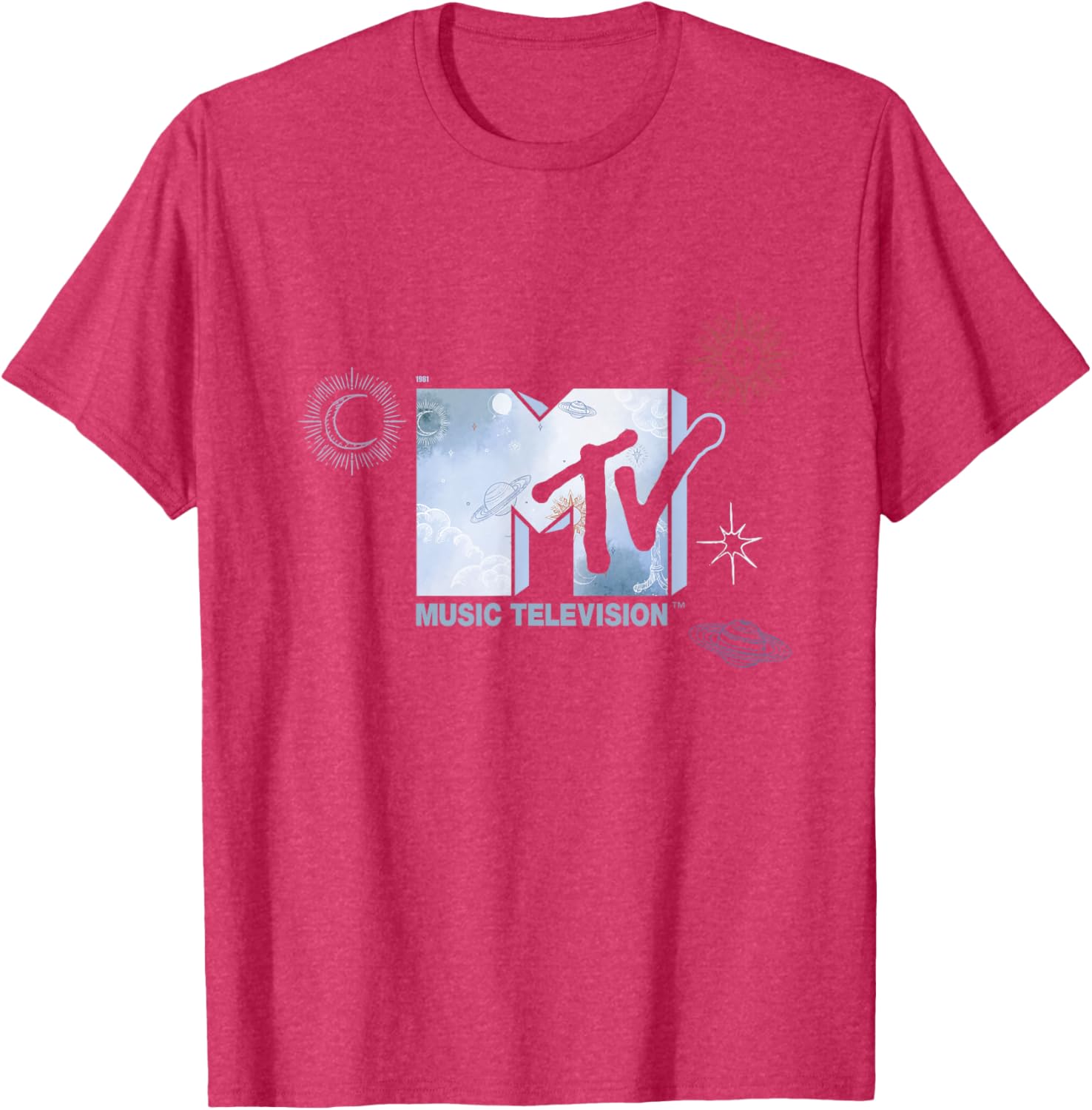 Mademark x MTV Official 1981 Hand Painted Sky T-Shirt for Music Lovers - 3