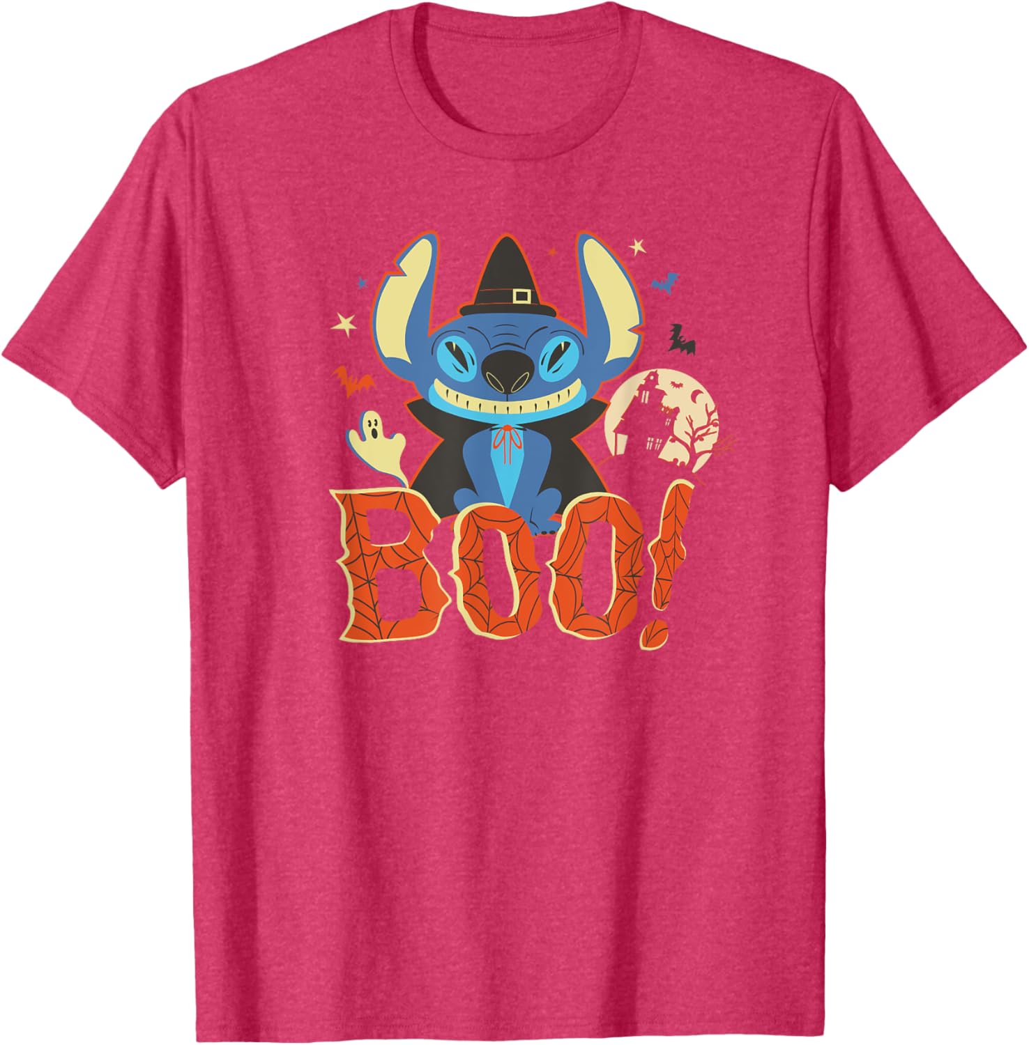 Disney Lilo and Stitch Halloween Boo T-Shirt for Fun Costume Celebrations - 5
