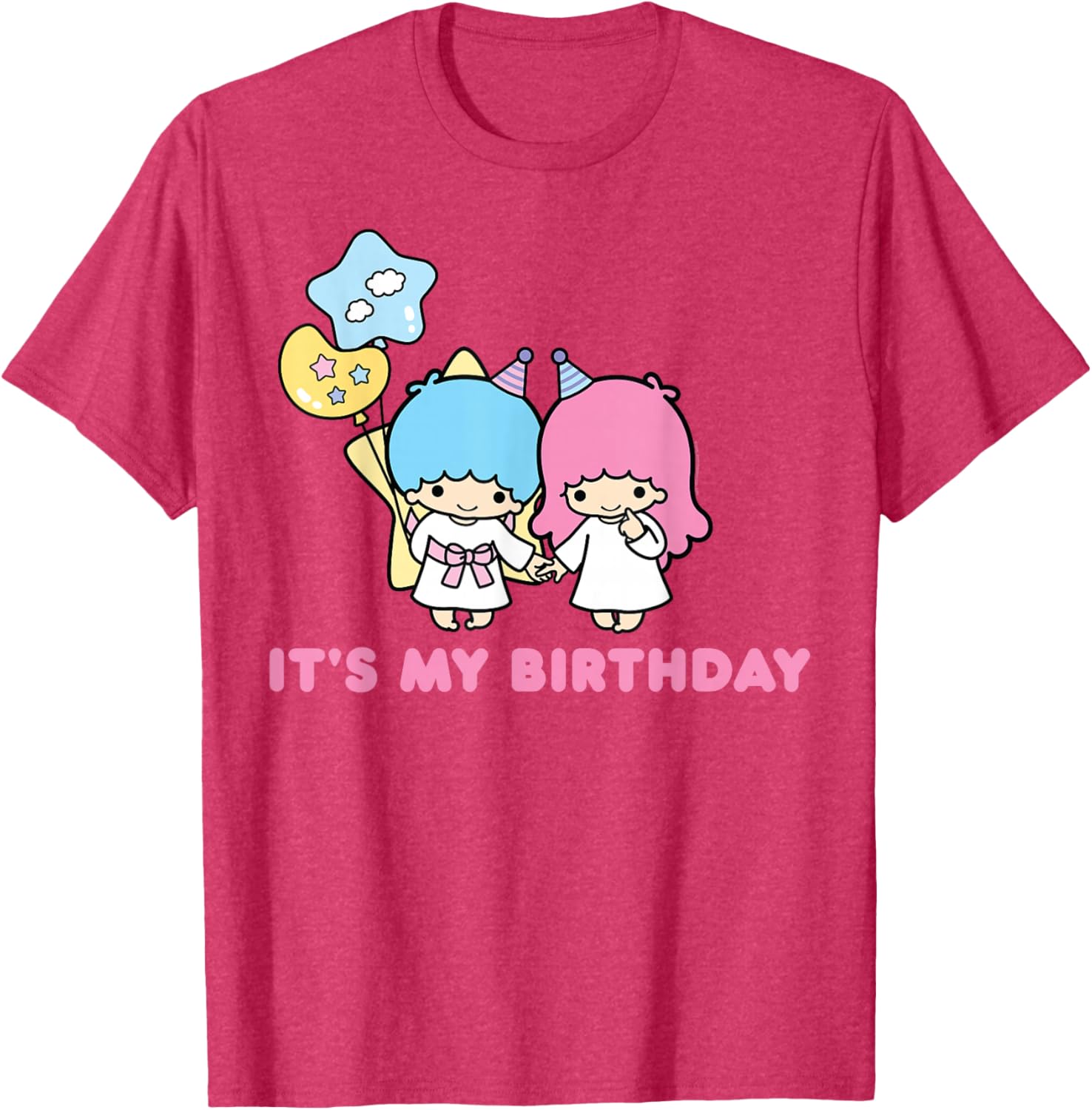 Little Twin Stars Birthday T-Shirt for Kids – Fun and Colorful Design - 2