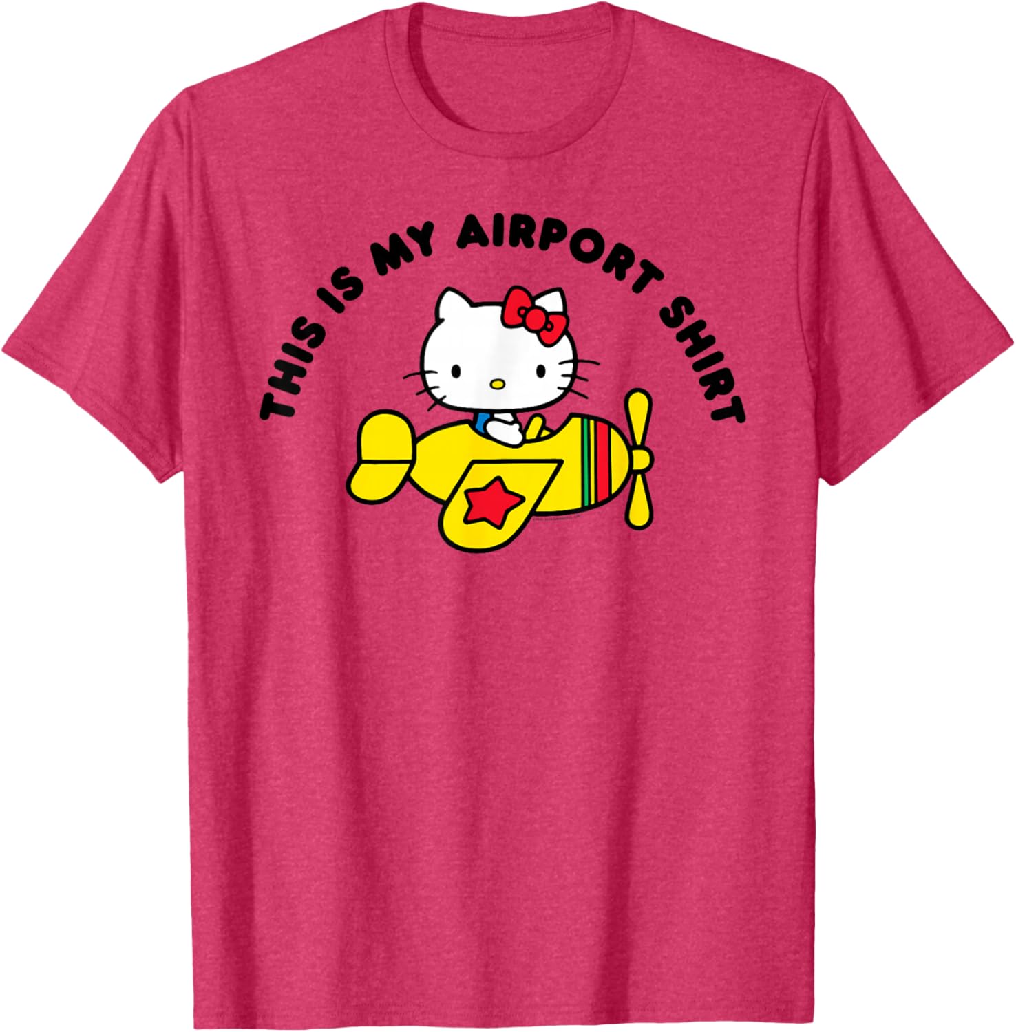 Hello Kitty Airport Tee Shirt Cute Graphic Top for Fans and Travel Lovers - 9