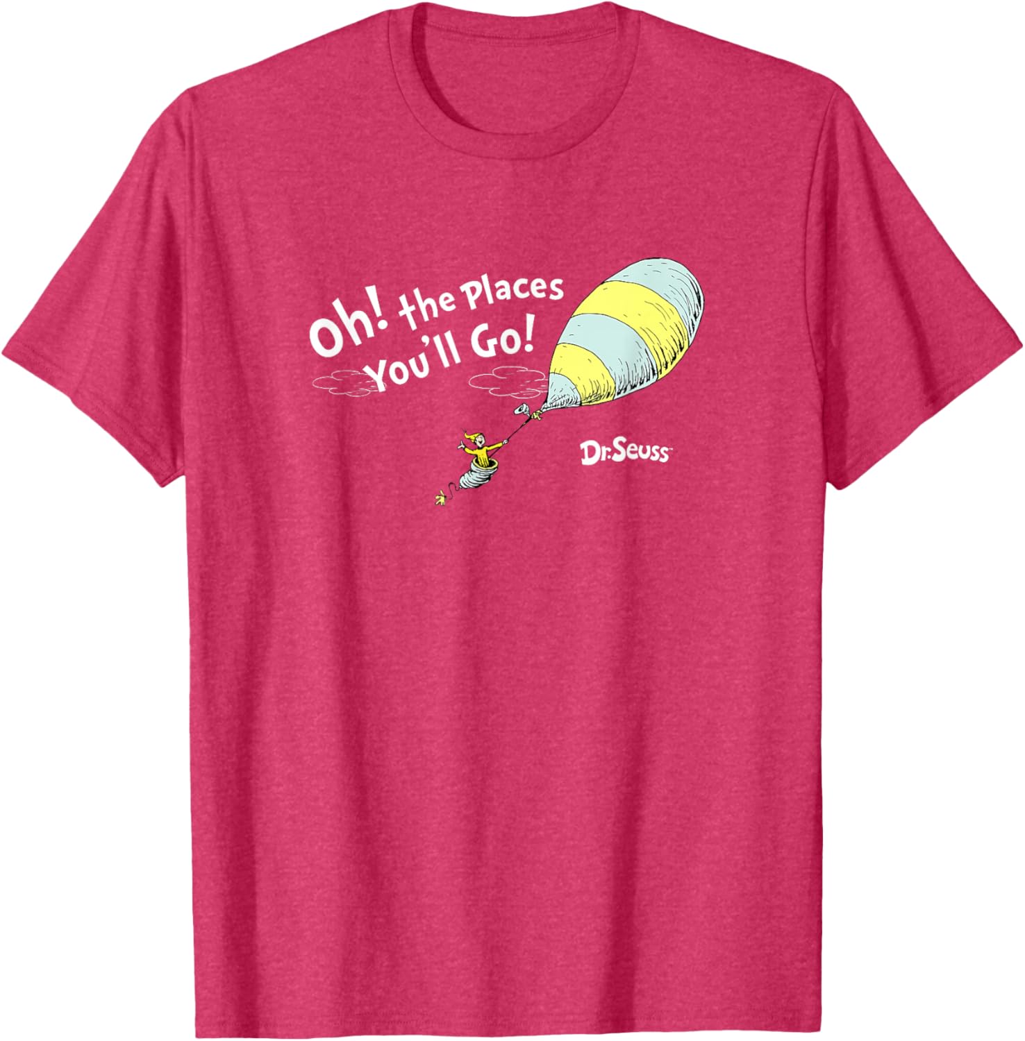 Dr. Seuss Oh the Places You'll Go T-Shirt for Kids and Adults - 12