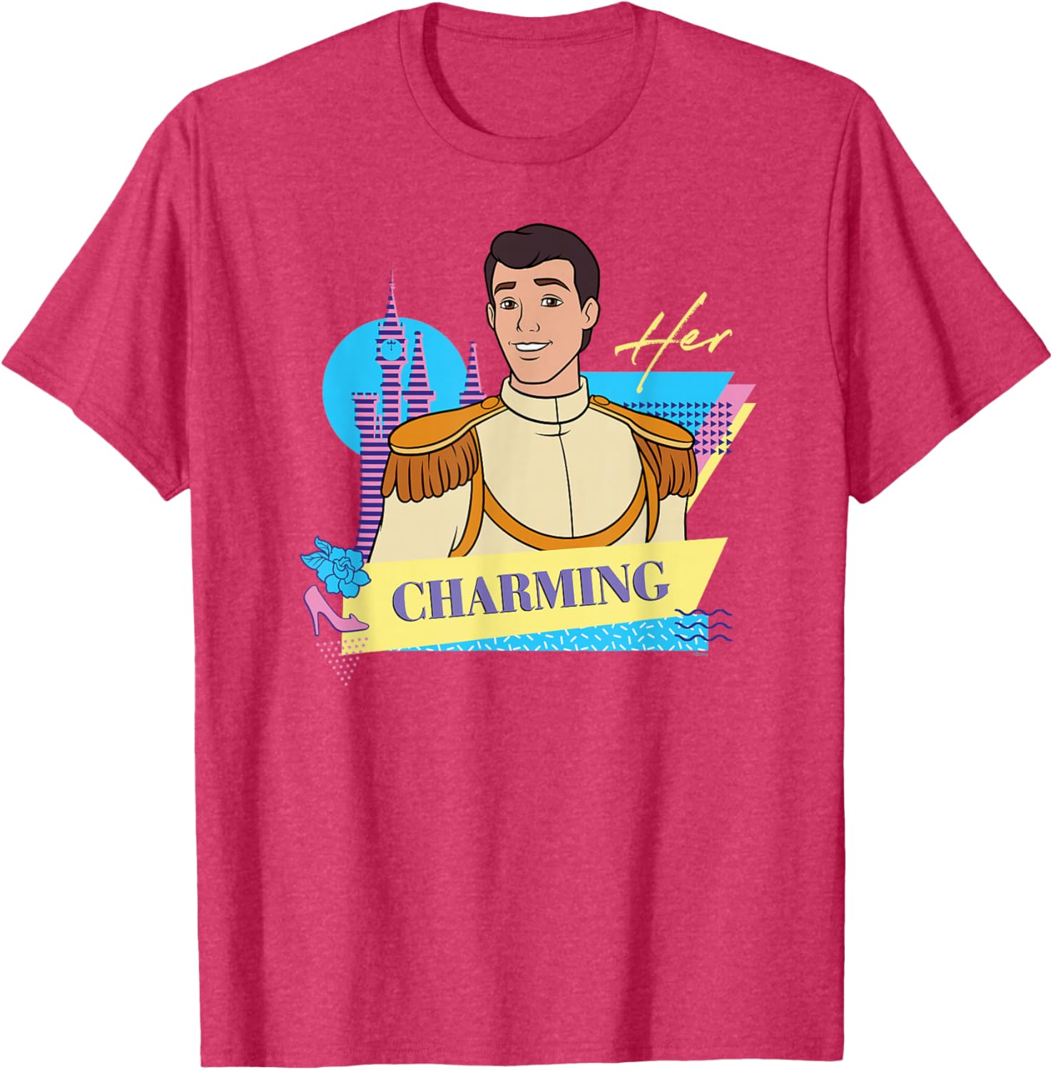 Disney Cinderella Matching T-Shirts for Couples - Her Prince Charming Style - 3