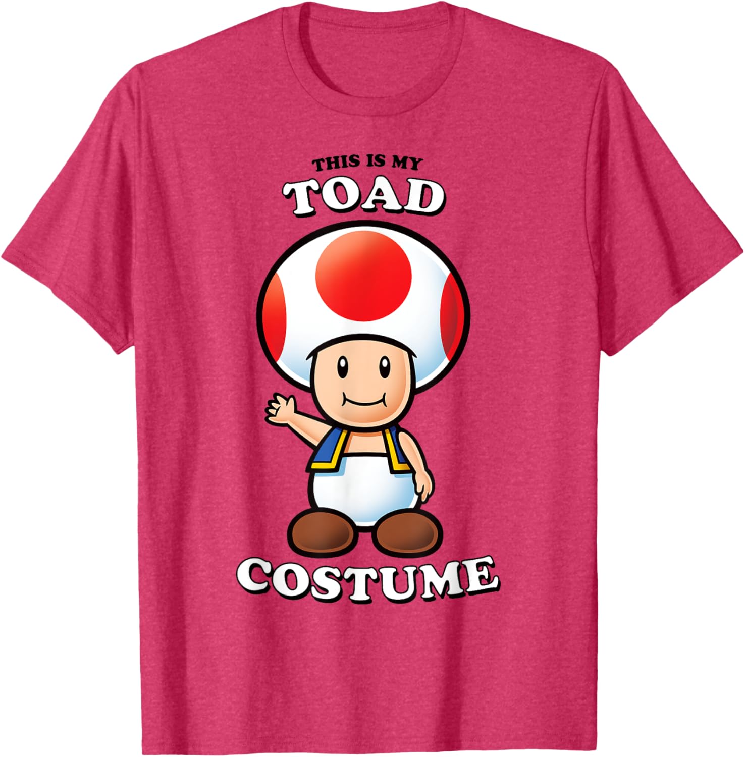 Super Mario Toad Costume T-Shirt for Fun Gaming Adventures - 10