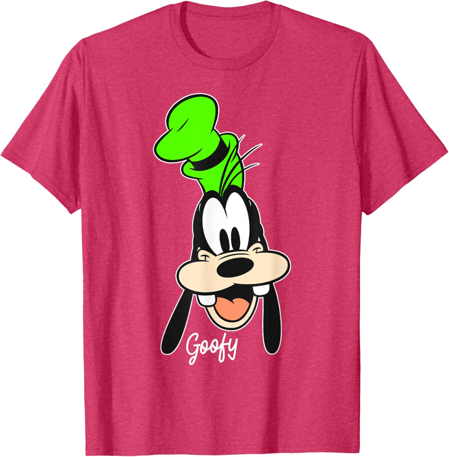 Disney Mickey and Friends Goofy Vintage Big Face T-Shirt for Fans - 1