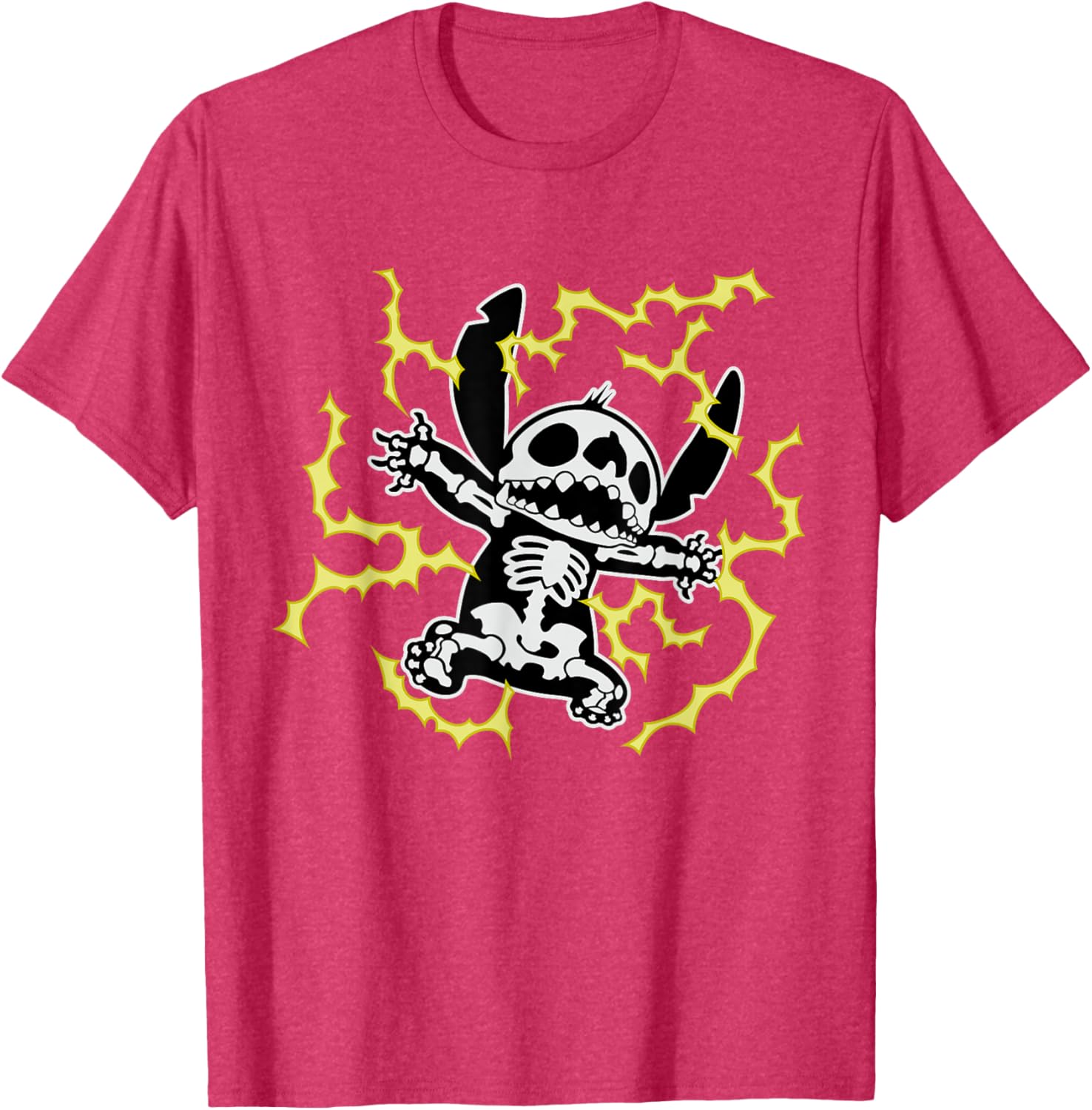 Disney Stitch Skeleton Halloween T-Shirt for Fun and Festive Celebrations - 18