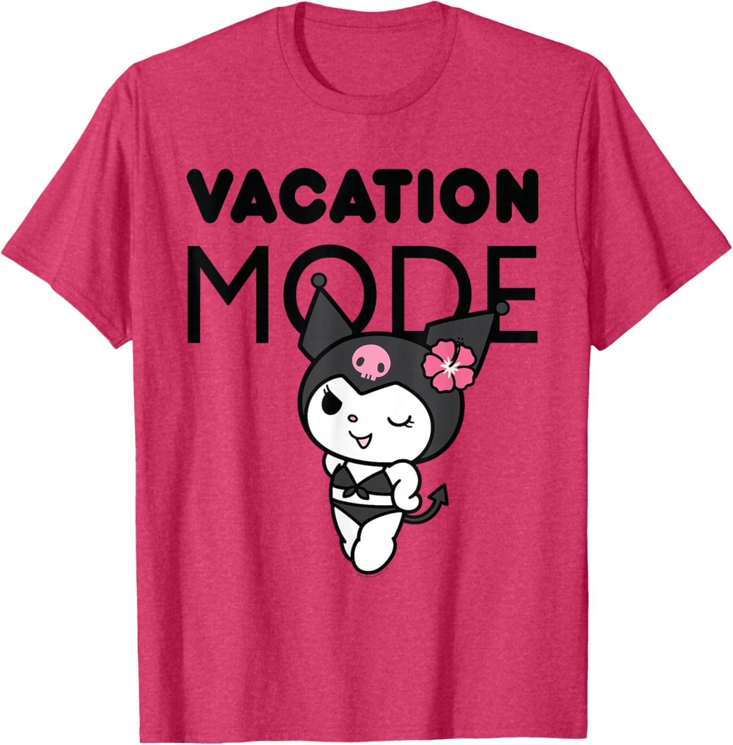 Kuromi Vacation Mode T-Shirt for Fun Summer Outfits and Casual Style - 19