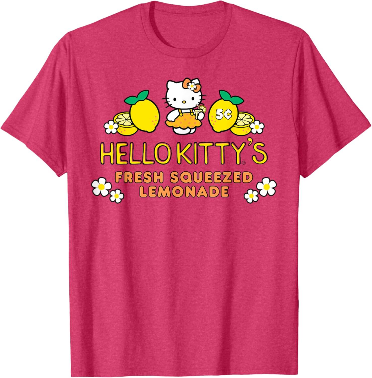 Hello Kitty Summer Lemonade T-Shirt for Fun and Stylish Days - 7