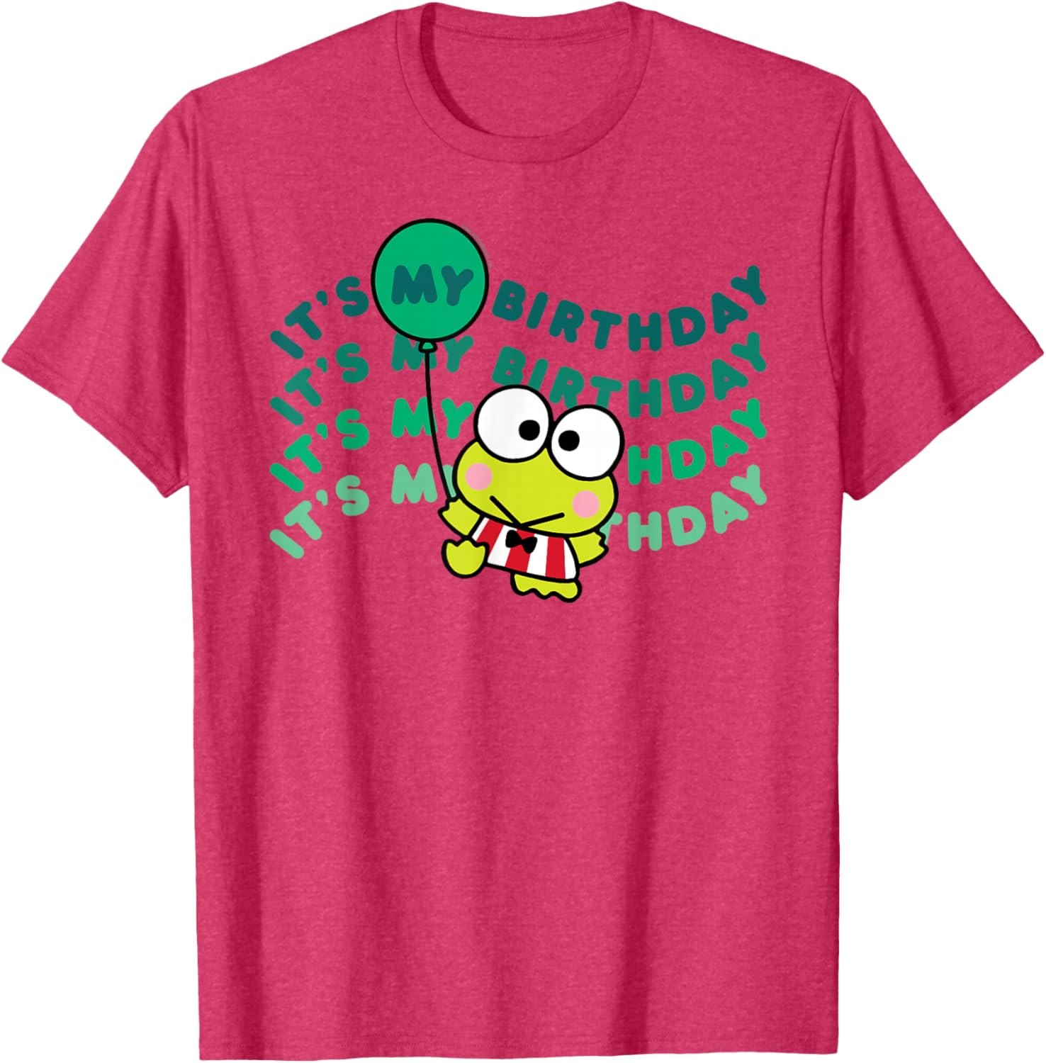 Keroppi It's My Birthday T-Shirt Fun & Cute Birthday Outfit for Kids - 7