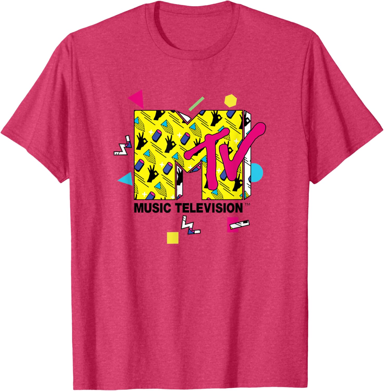 Mademark x MTV Official Logo T-Shirt with 80s 90s Party Art Design - 20