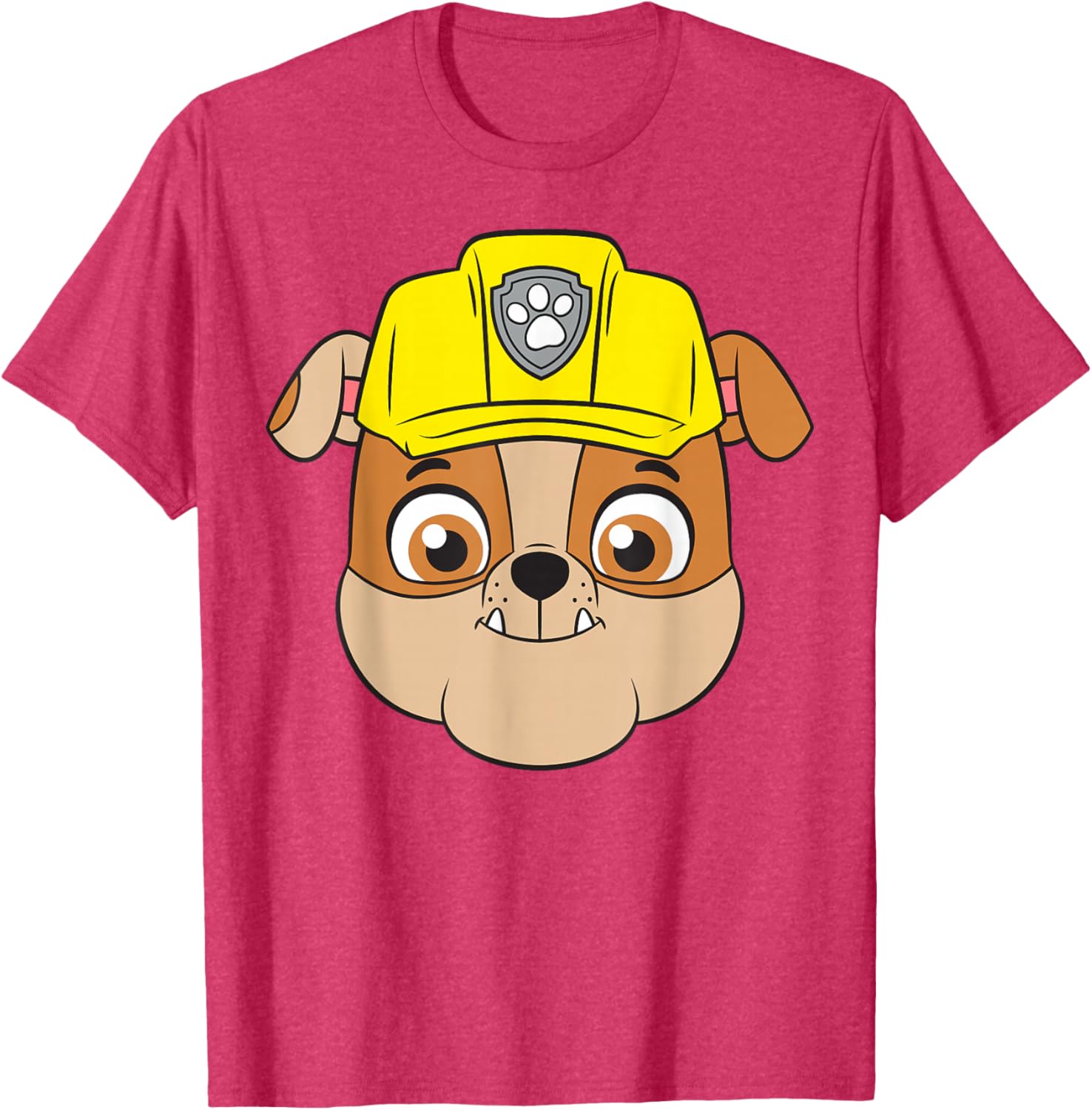 Adorable PAW Patrol RUBBLE Face T-Shirt for Kids - Fun Casual Wear - 8