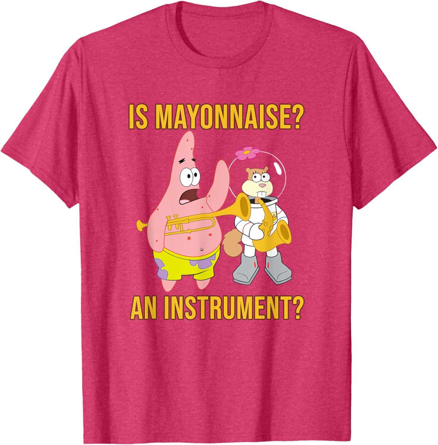 Mademark x SpongeBob Patrick & Sandy Mayonnaise Instrument T-Shirt - 16