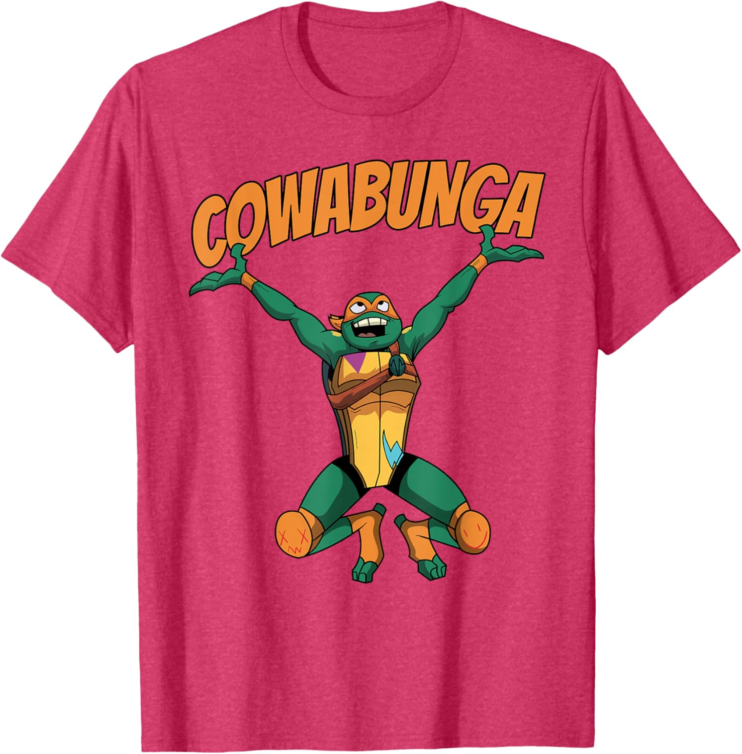 Mademark Teenage Mutant Ninja Turtles Mikey Cowabunga T-Shirt for Kids - 2