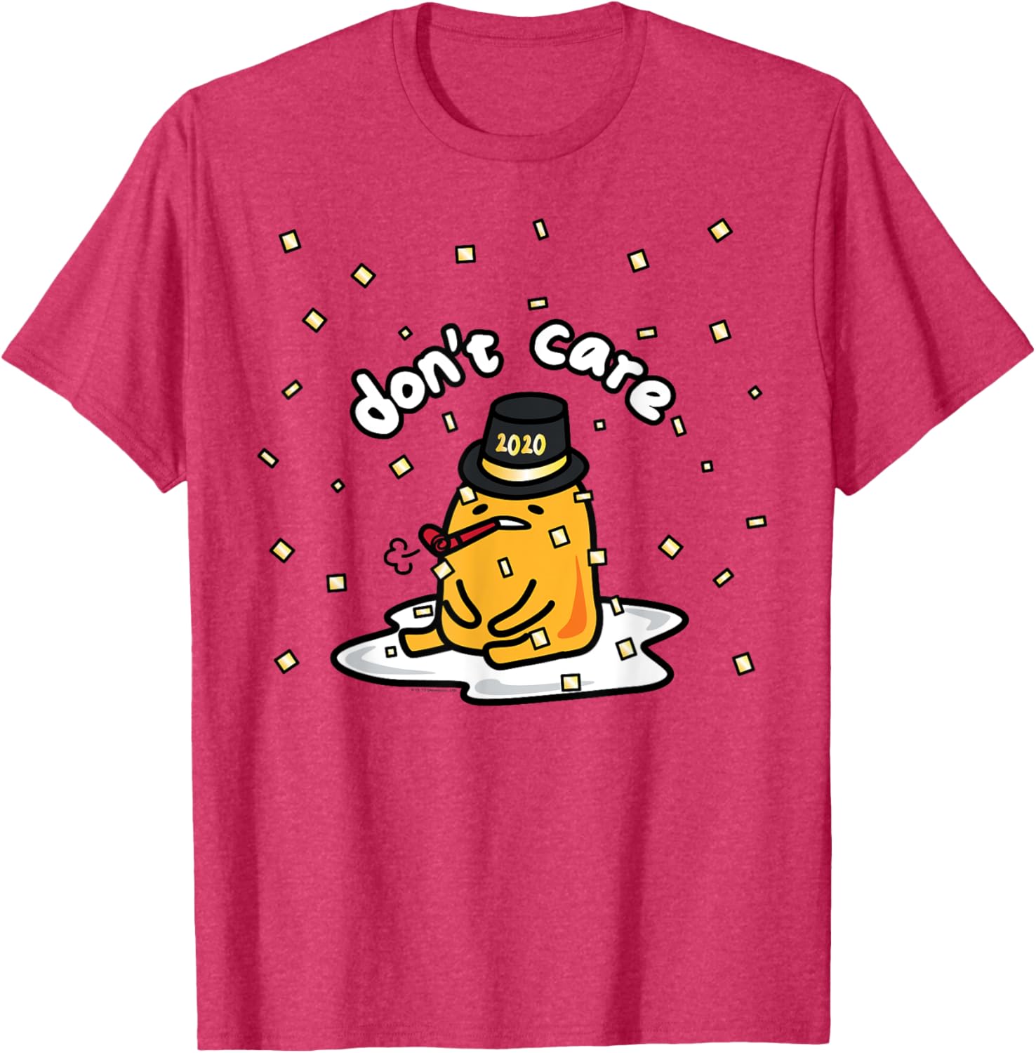 Gudetama Lazy Egg Happy New Year 2020 T-Shirt for Fun Fashion Lovers - 17