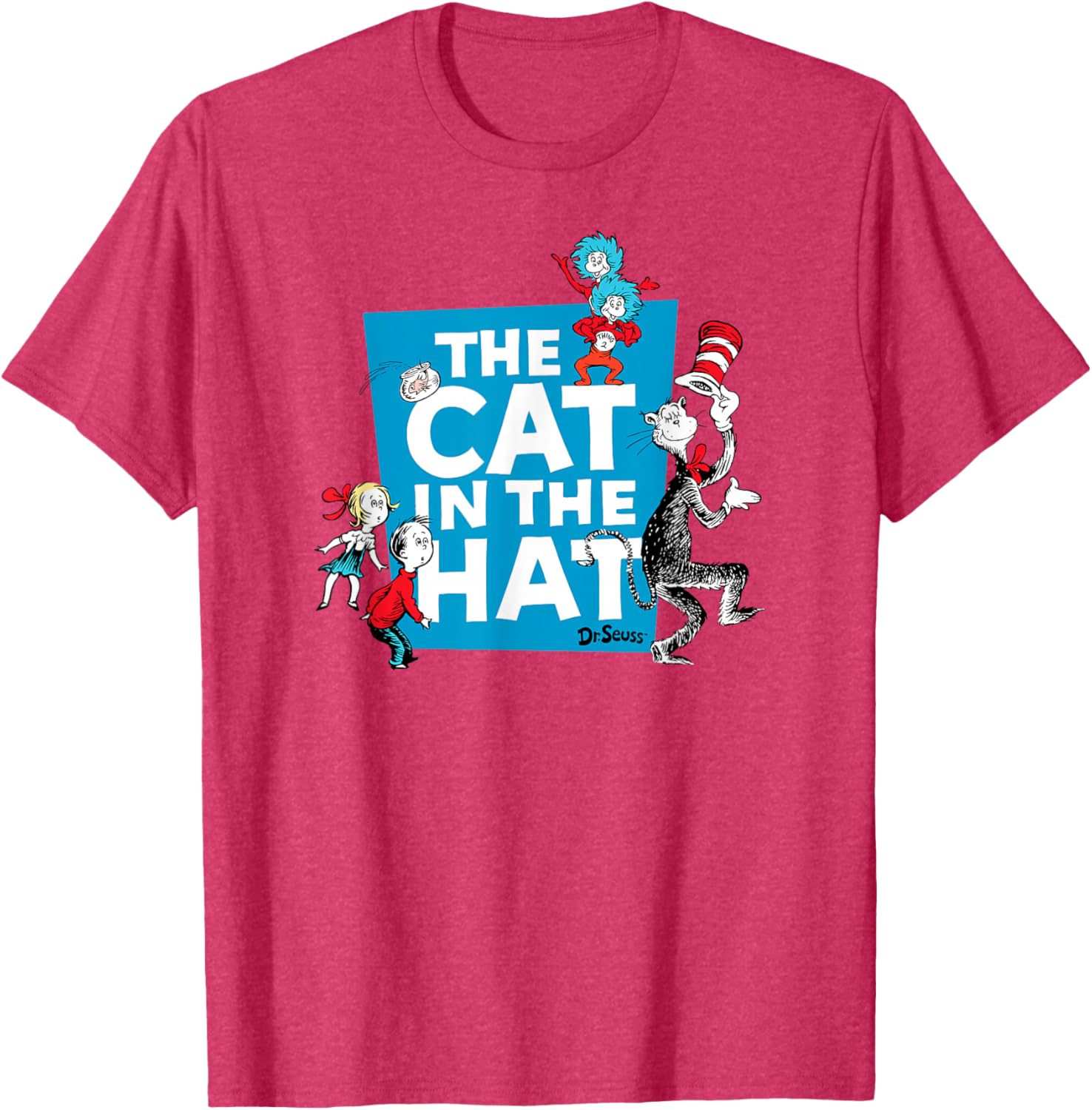 Dr. Seuss Cat in the Hat Characters T-Shirt for Kids and Adults - 5