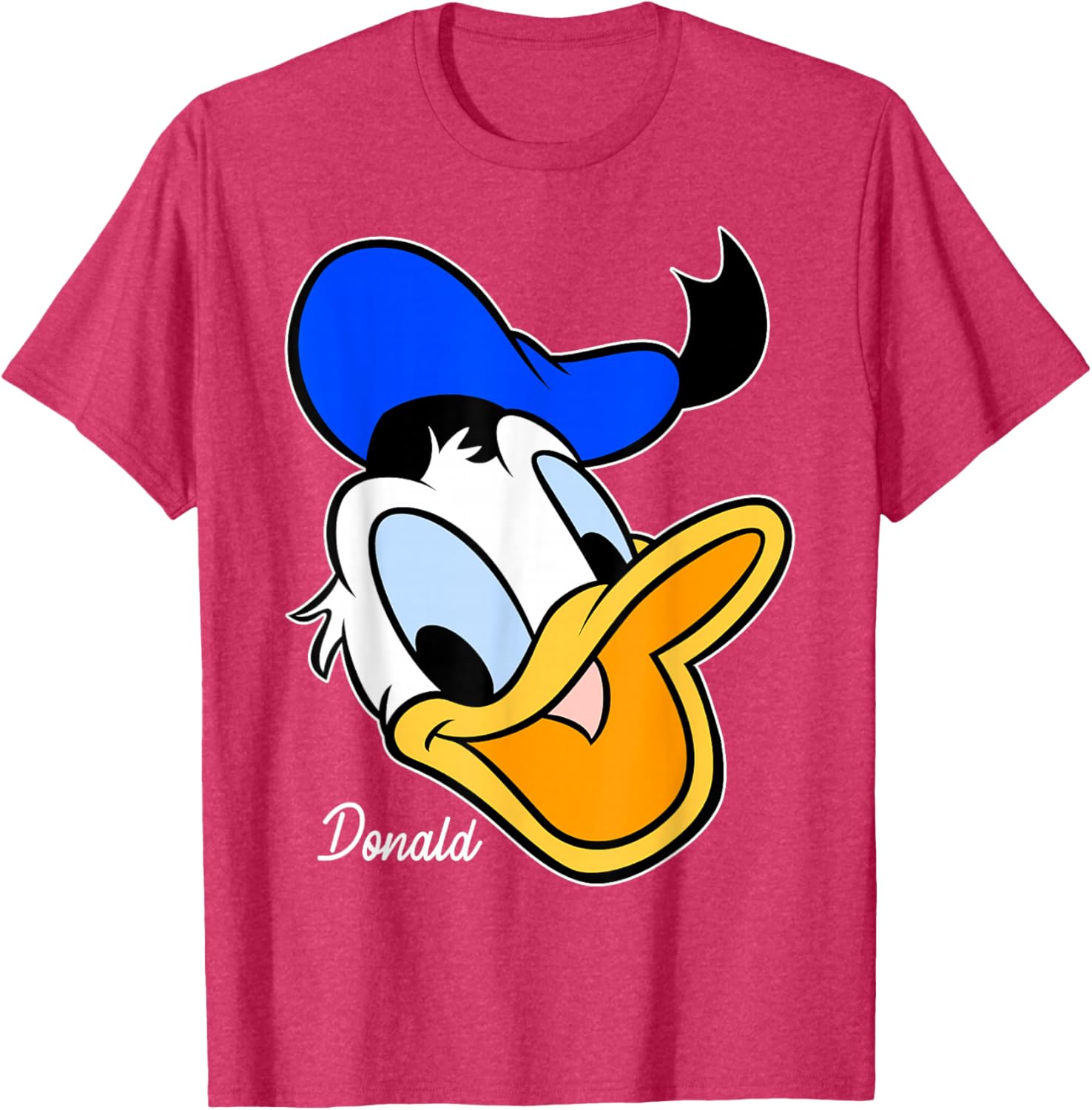 Disney Mickey And Friends Donald Duck Big Face T-Shirt for Kids and Adults - 3
