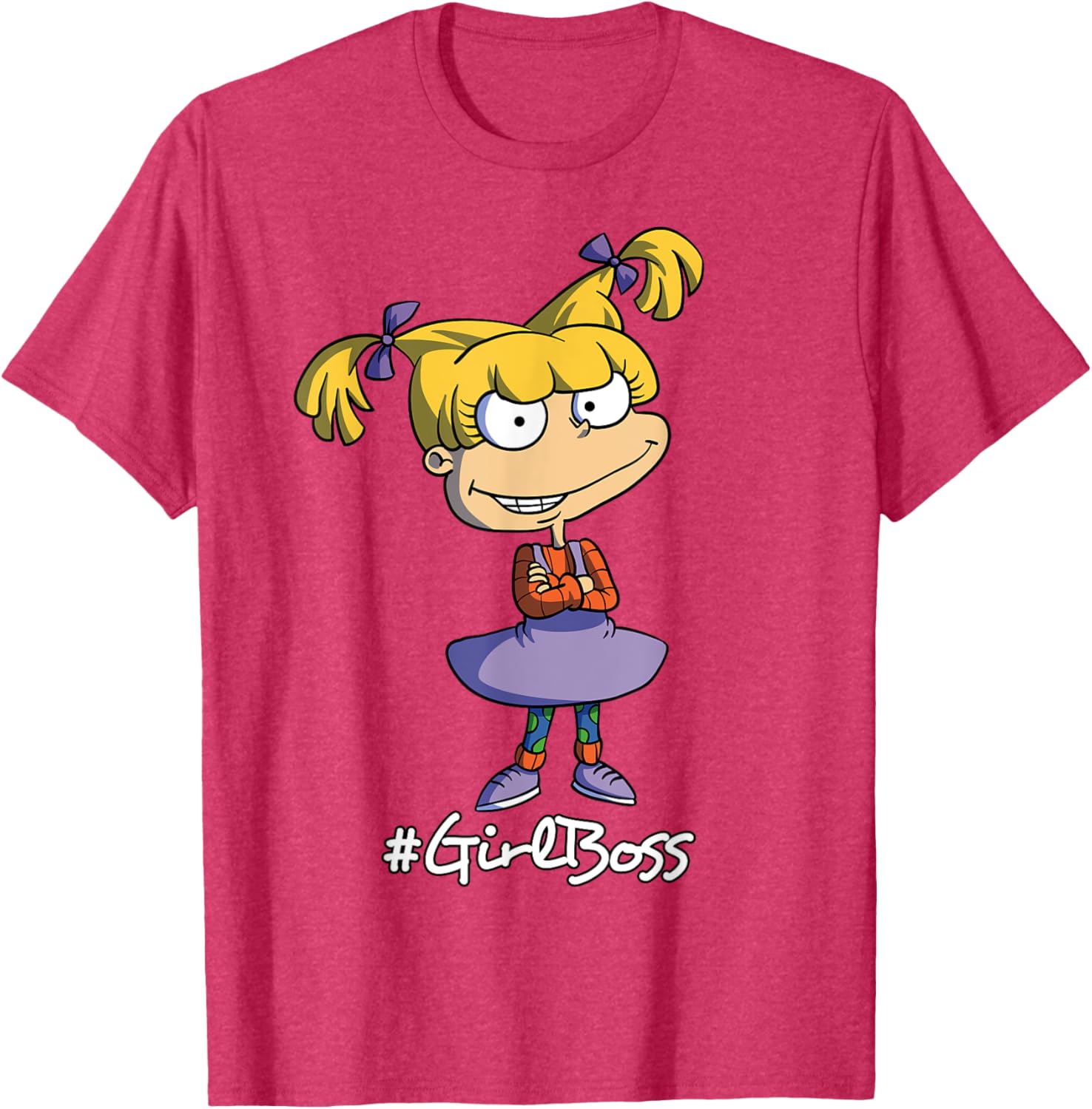 Mademark x Rugrats Angelica Pickles Girl Boss T-Shirt for Kids - 14