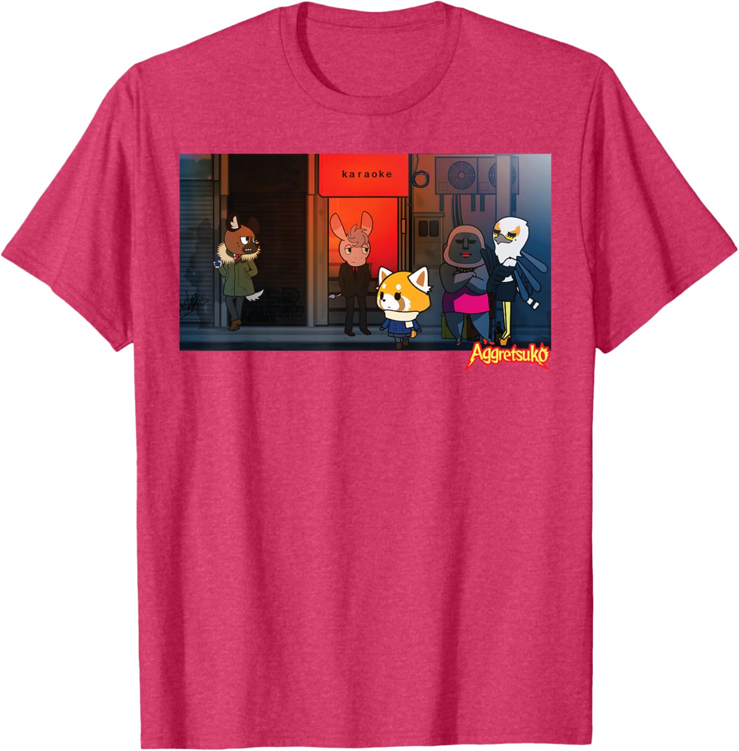 Aggretsuko Season 2 Karaoke Night T-Shirt for Fun Fashion Lovers - 9