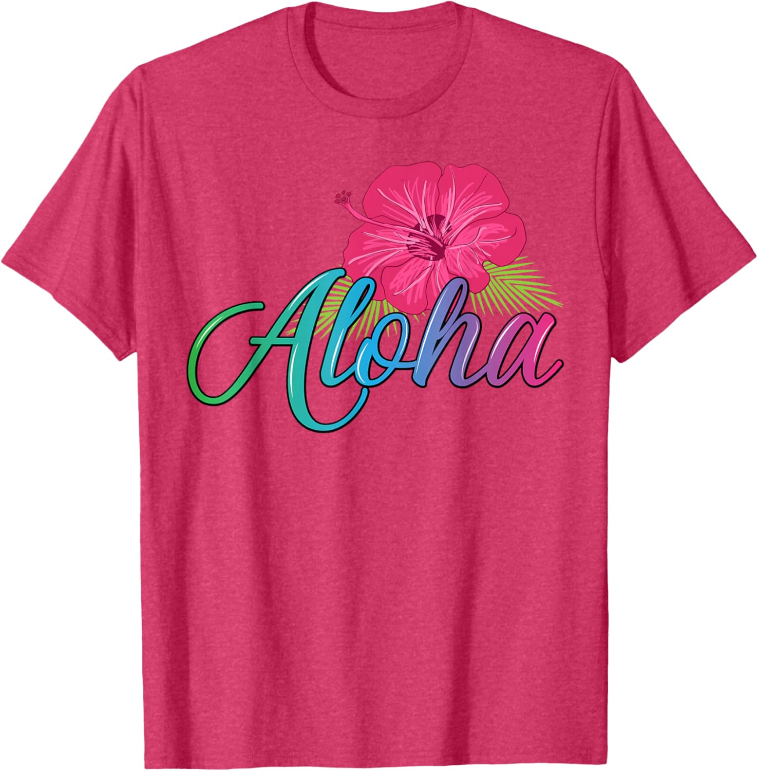 Aloha Hawaii T-Shirt with Aloha Flower Spirit - Casual Island Style - 6