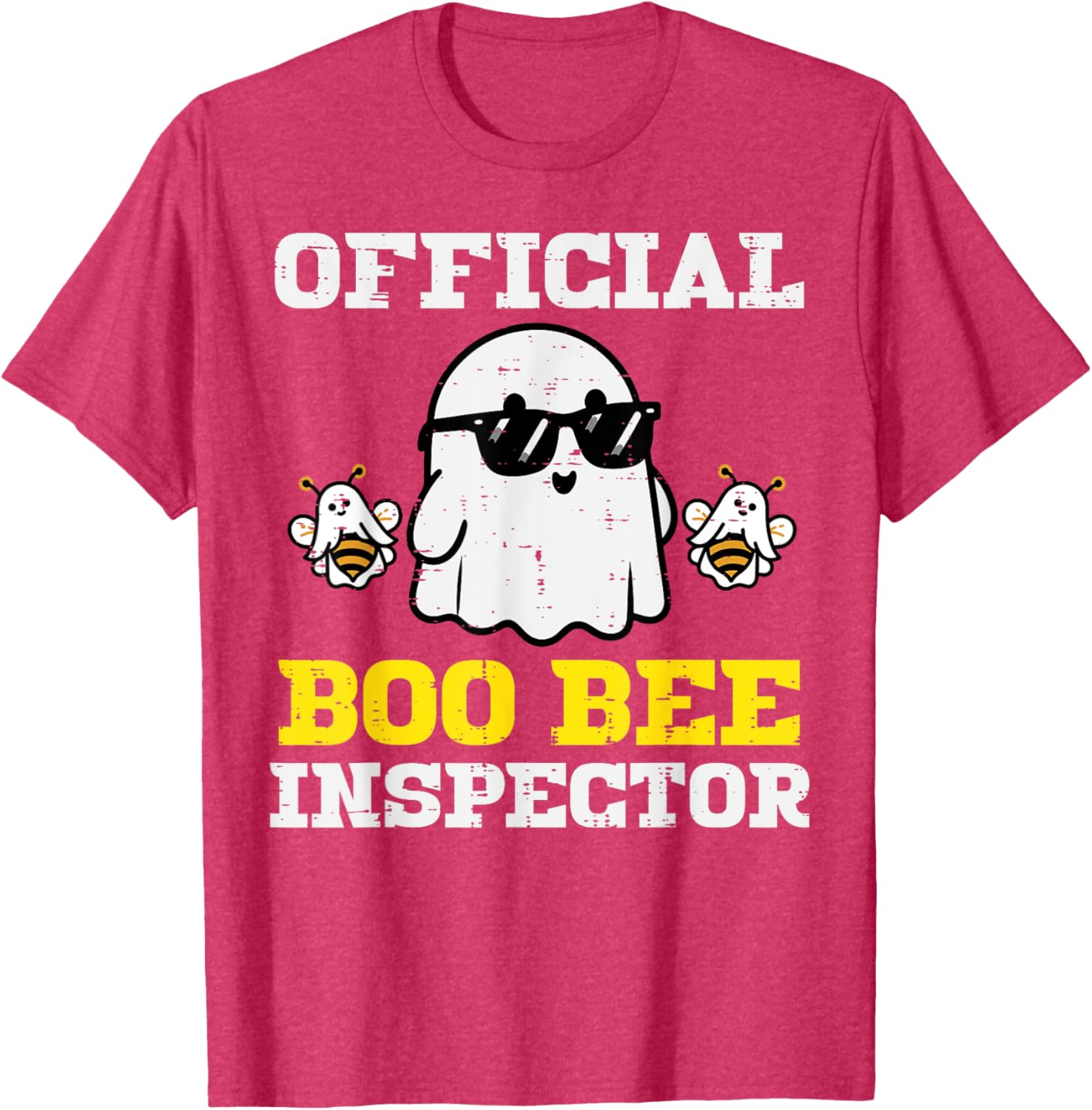 Halloween Boo Bee Inspector Funny Costume Tee for Men and Women - 16