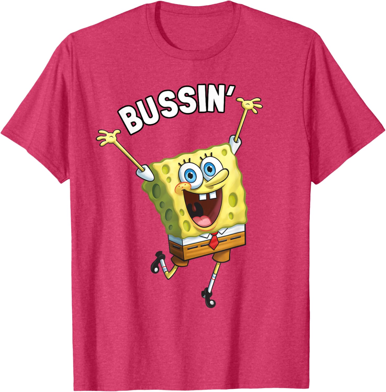 Mademark SpongeBob SquarePants Bussin T-Shirt for Fun and Fashion - 6